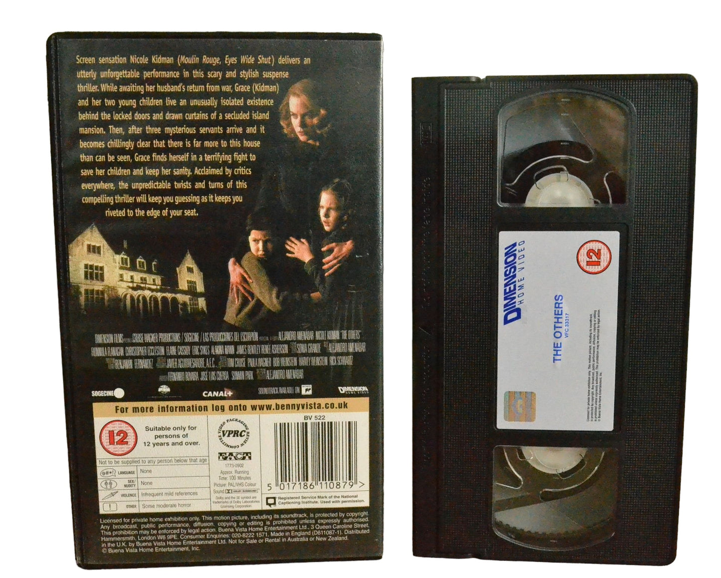 The Others - Nicole Kidman - Dimension Home Video - D611087 - Horror - Pal - VHS-