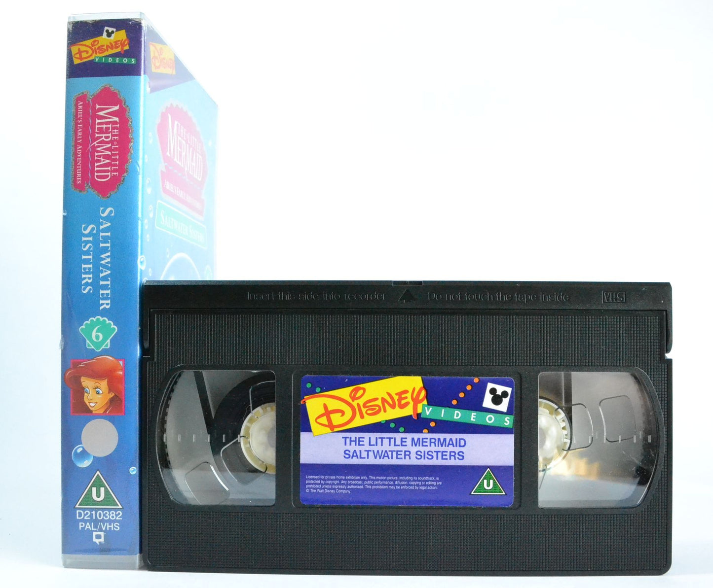 The Little Mermaid Vol.6: Saltwater Sisters - Disney Princess Animation - Pal - VHS-