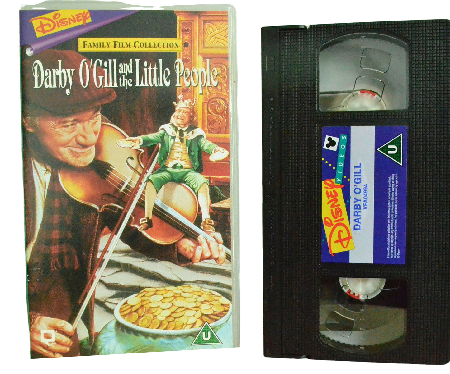 Darby O'Gill and the Little People (Family Film Collection) - Albert Sharpe - Disney Videos - Children's - Pal VHS-