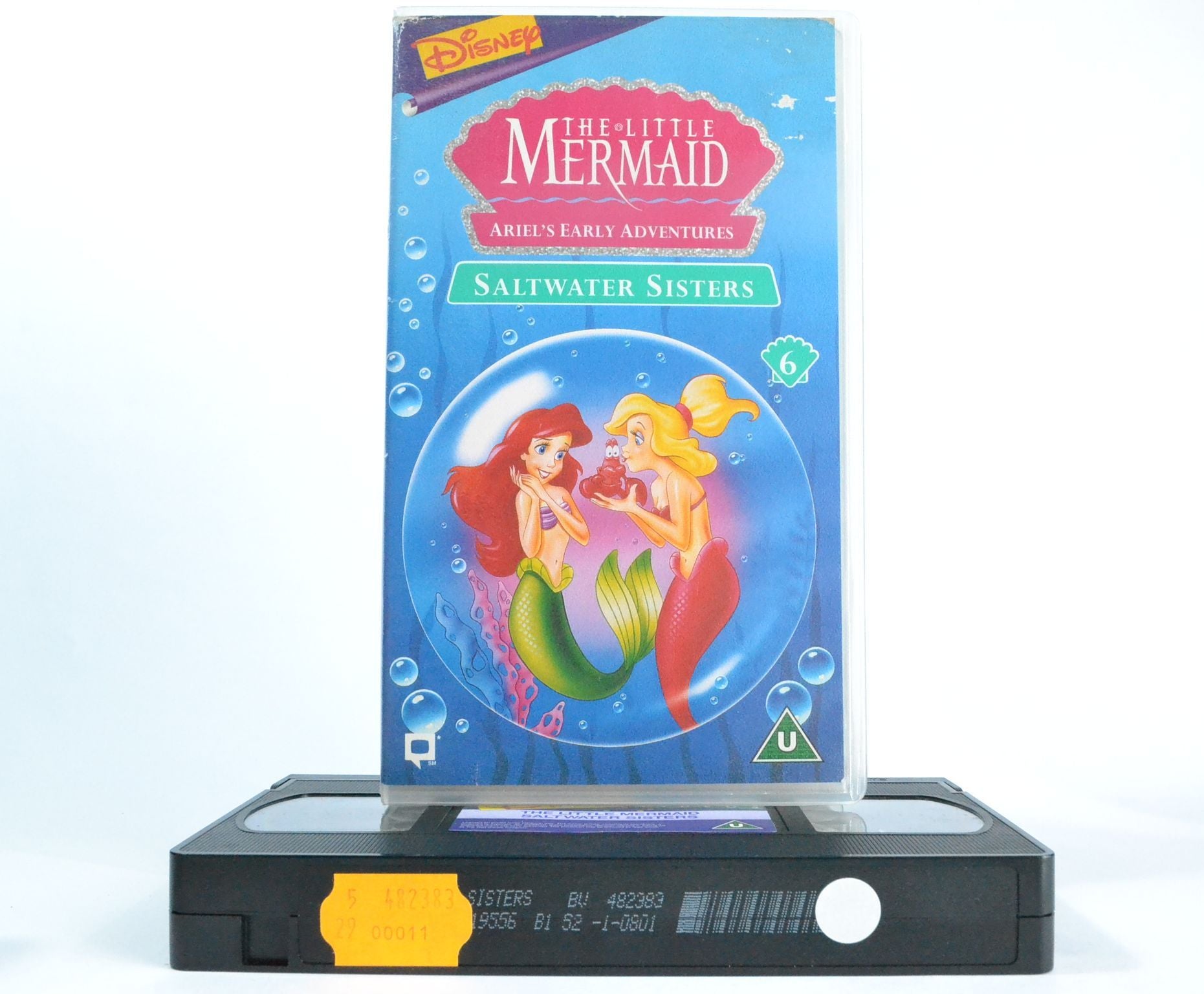 The Little Mermaid Vol.6: Saltwater Sisters - Disney Princess Animation - Pal - VHS-