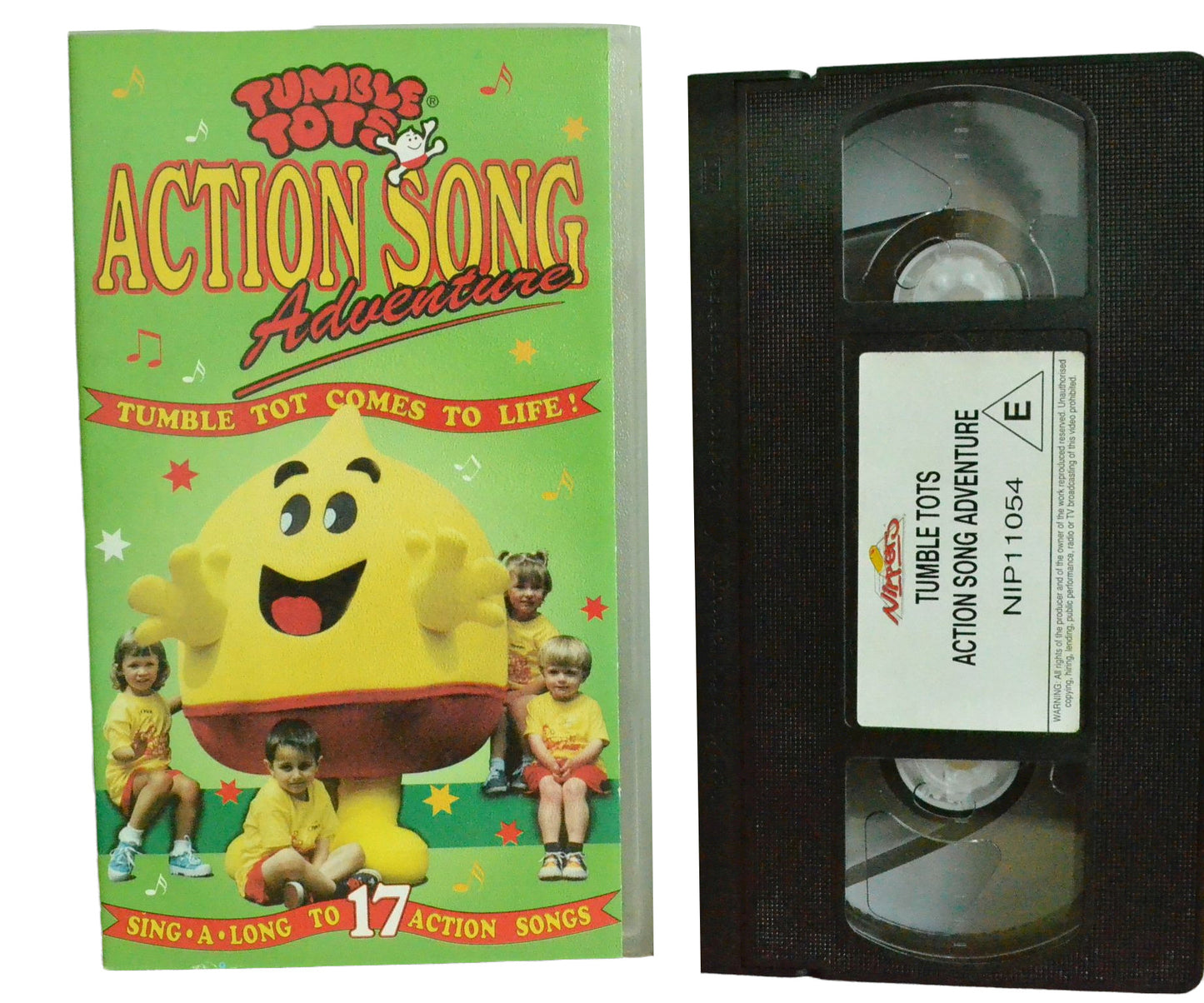 Tumble Tots Action Song Adventure - Tumble Tot Comes to Life! - Nippers - Children's - Pal VHS-