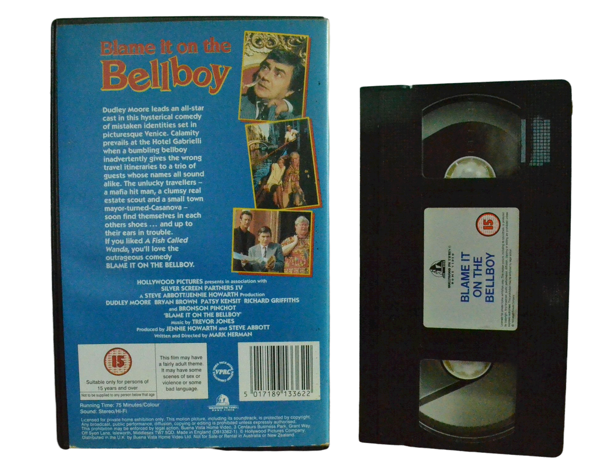 Blame It On The Bellboy - Bronson Pinchot - Home Video - Vintage - Pal VHS-