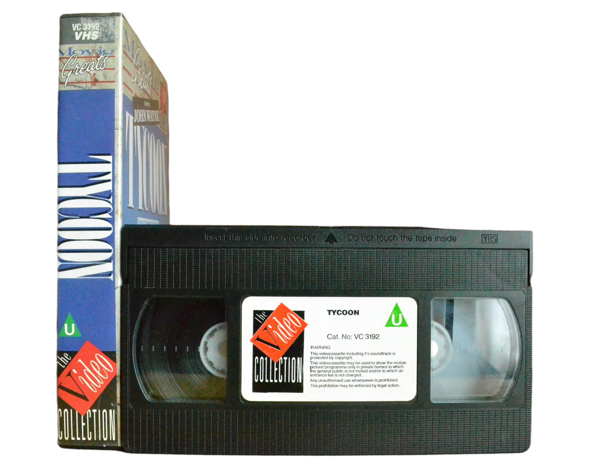 Tycoon - John Wayne - The Video Collection - Vintage - Pal VHS-