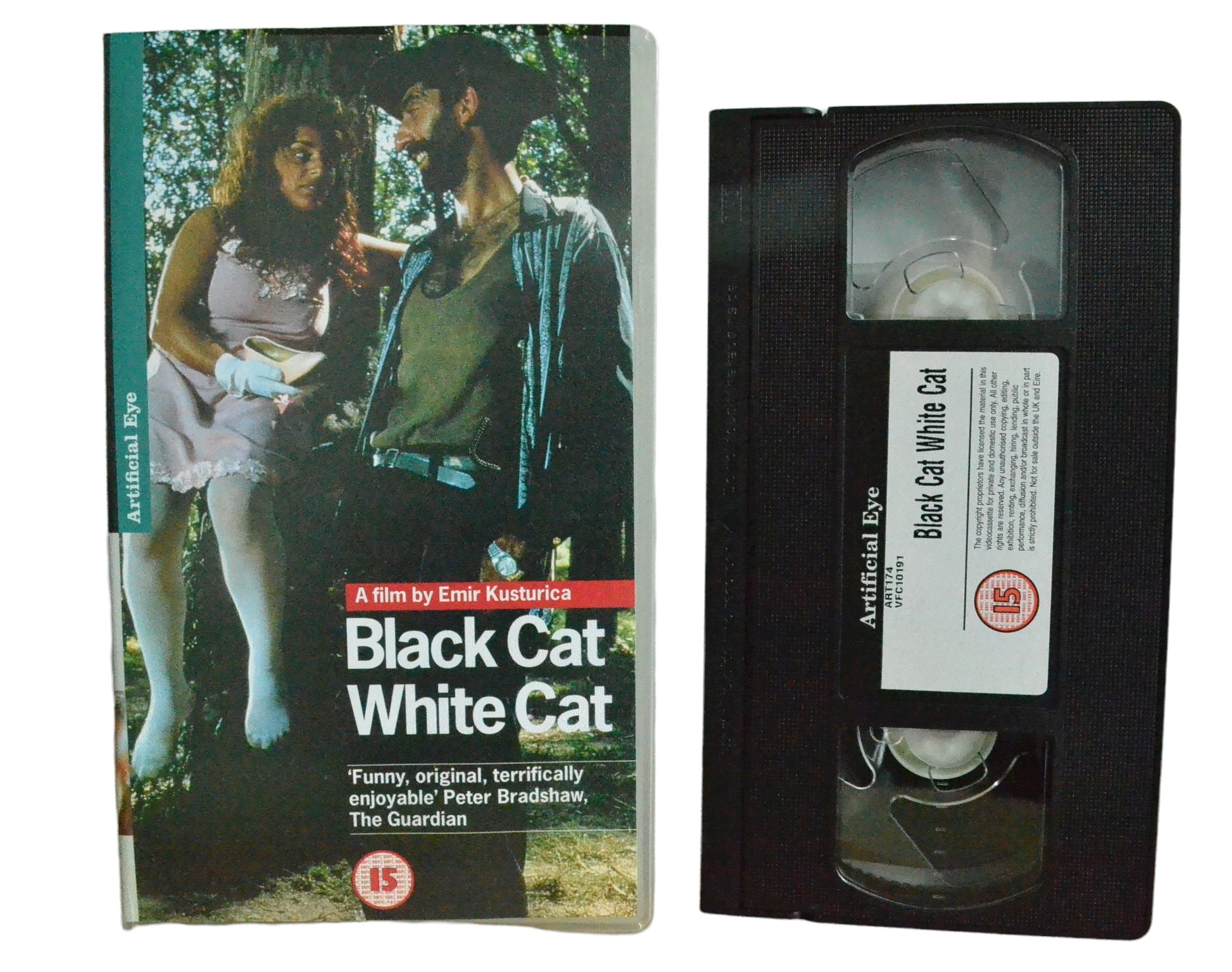 Black Cat White Cat - Bajram Severdzan - Artificial Eye - Vintage - Pal VHS-