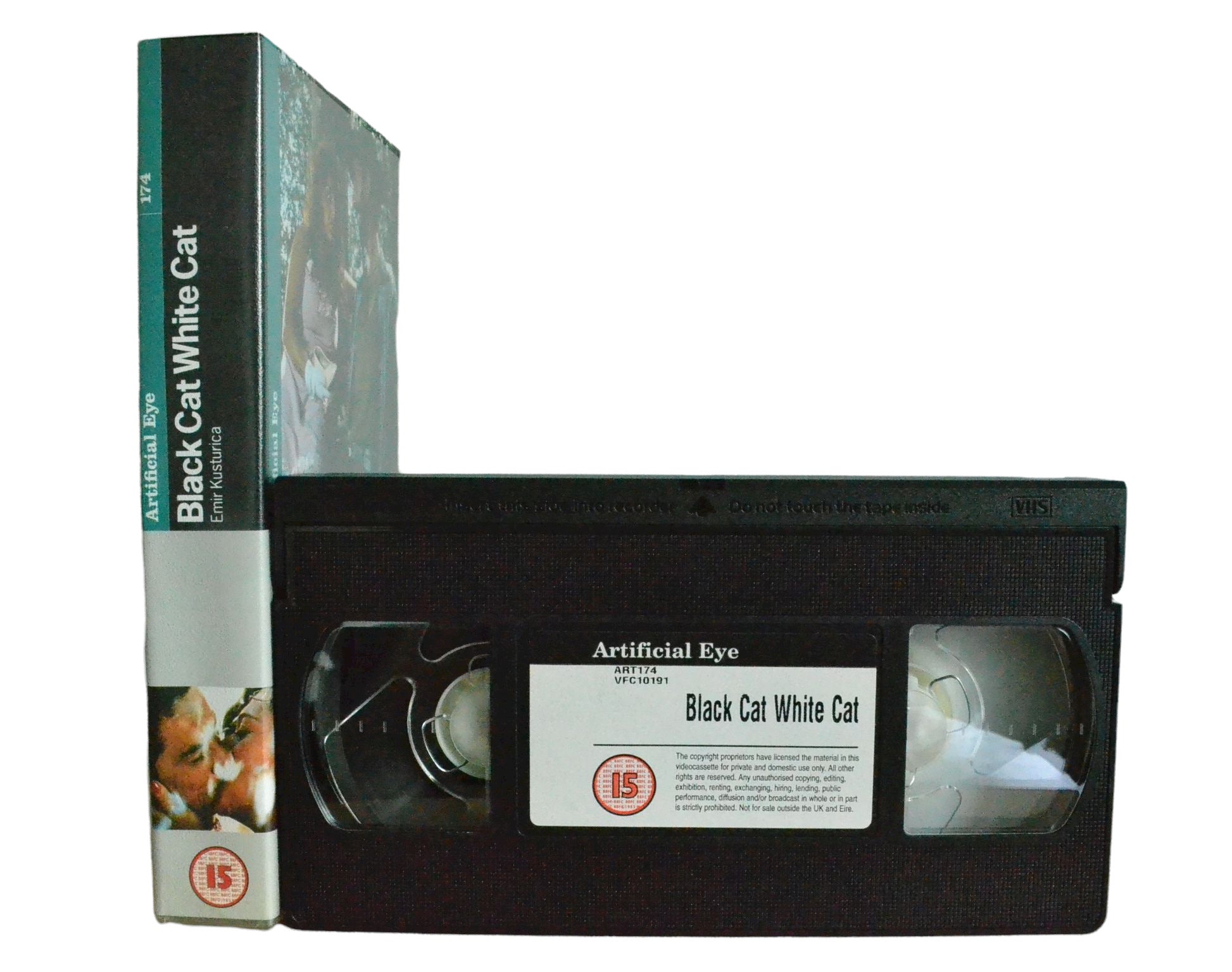 Black Cat White Cat - Bajram Severdzan - Artificial Eye - Vintage - Pal VHS-