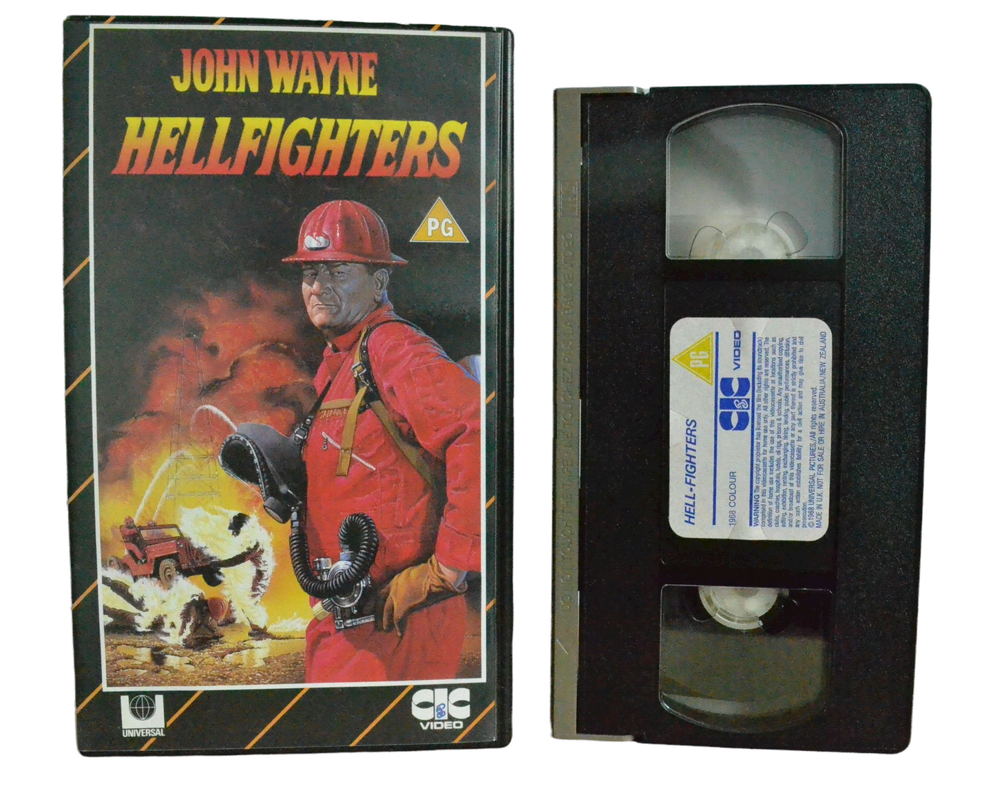 Hellfighters - John Wayne - Universal Picture - Vintage - Pal VHS-