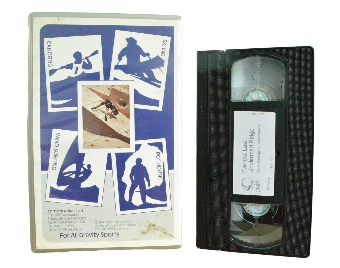 Everest - Last Unclimbed Ridge - CF & V - Vintage - Pal VHS-