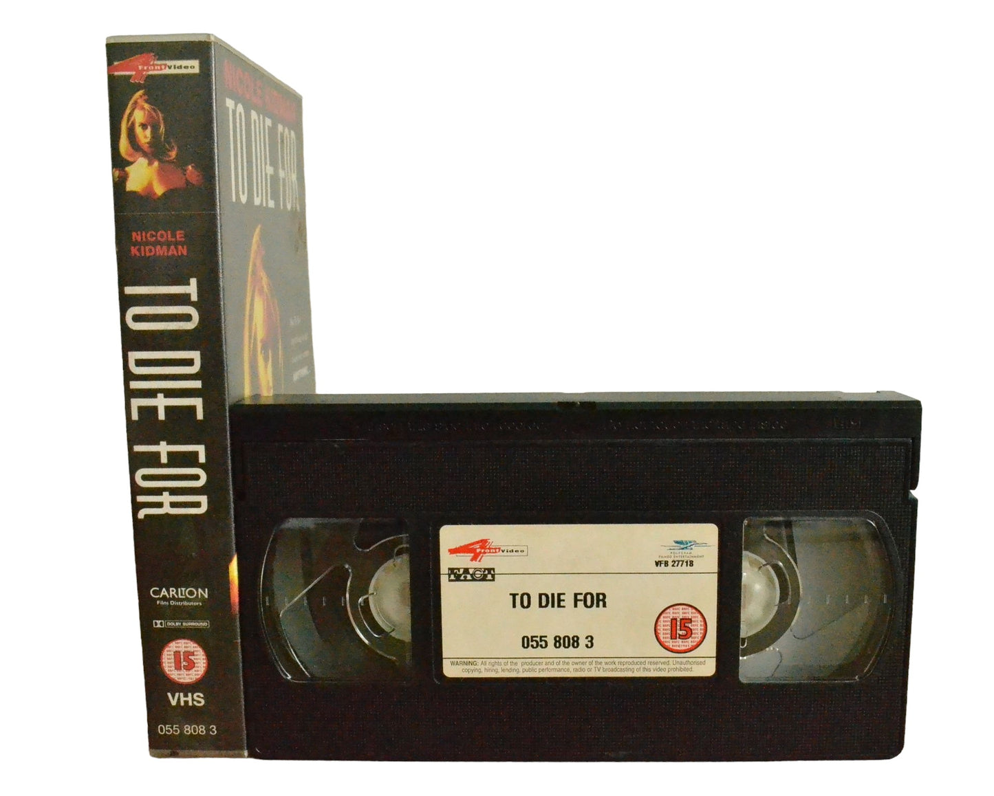 To Die For - Nicole Kidman - Front Video - VFB27718 - Drama - Pal - VHS-