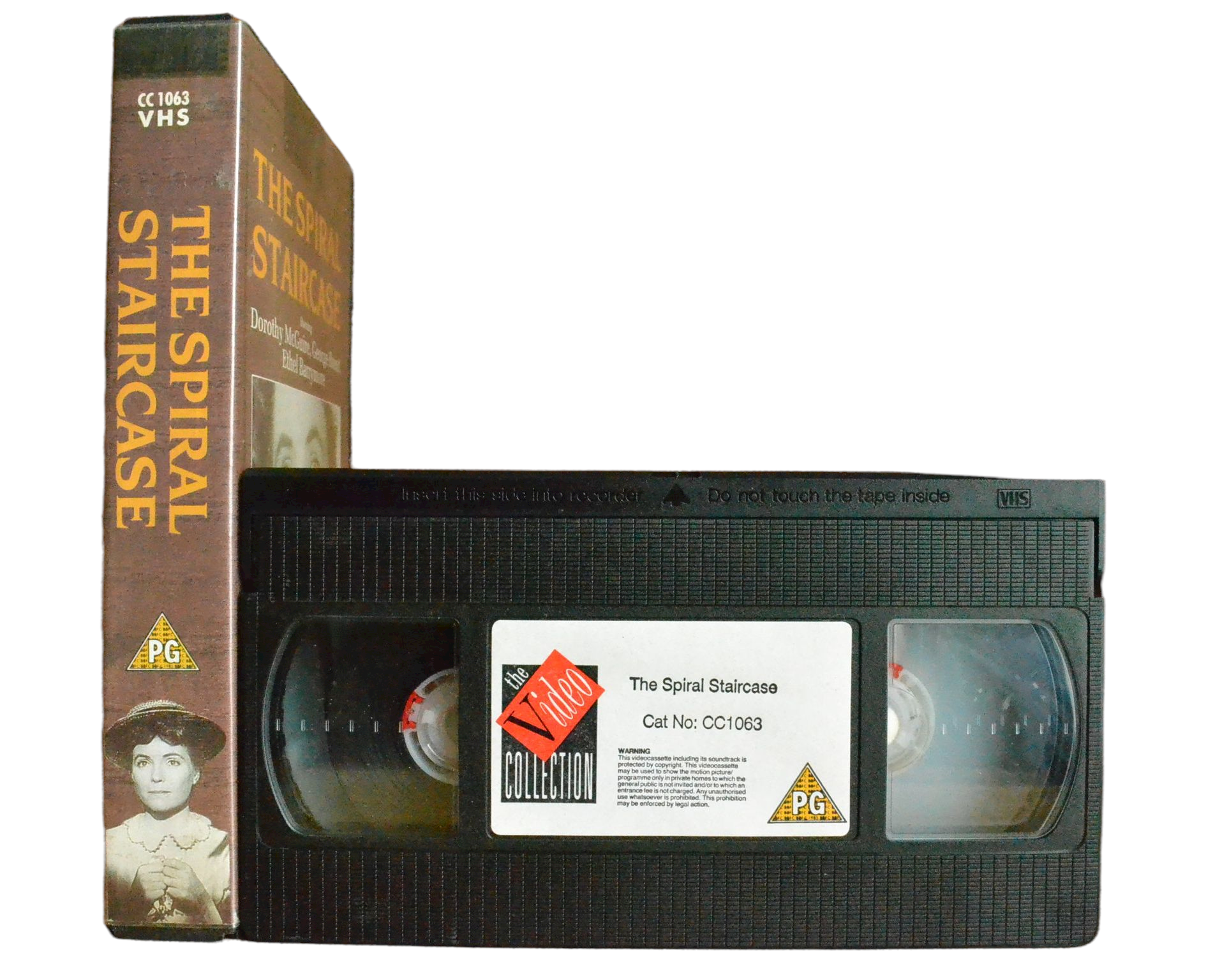 The Spiral Staircase - Dorothy McGuire - The Video Collection - Vintage - Pal VHS-