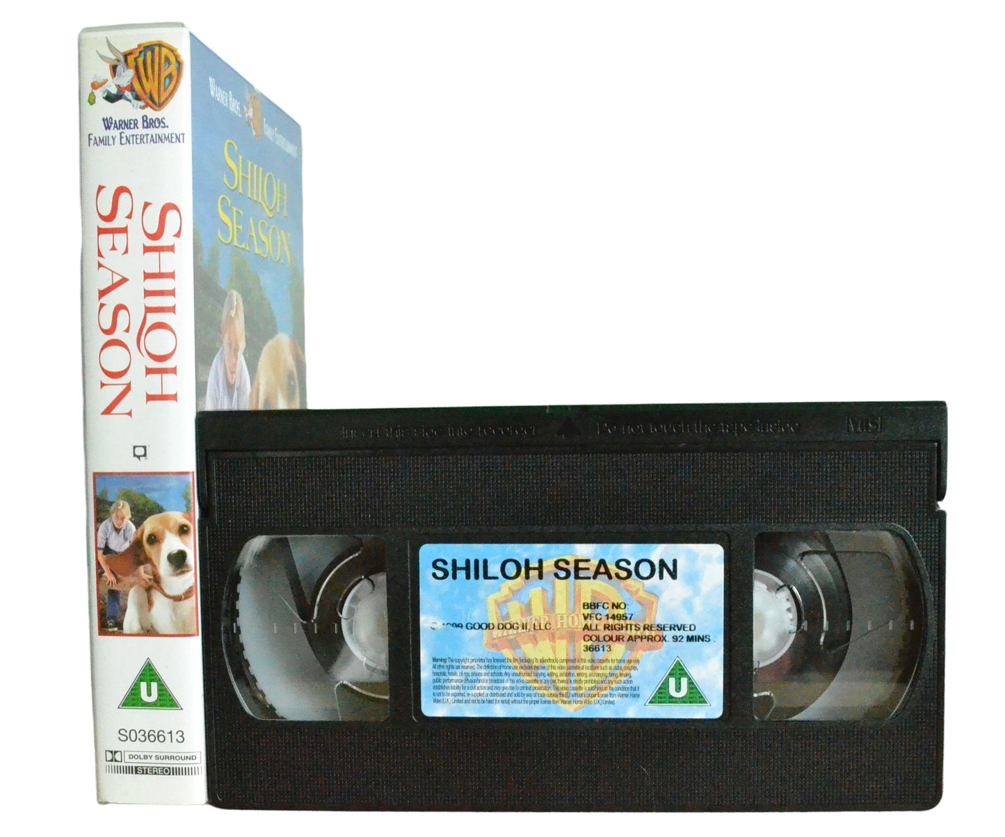 Shiloh Season - Zachary Browne - Warner Bros. Family Entertainment - Children's - Pal VHS-