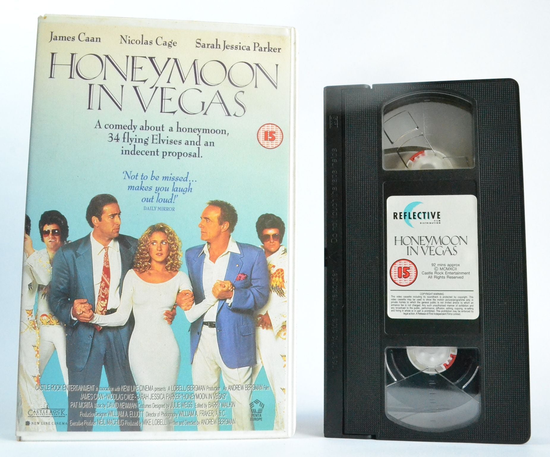 Honeymoon In Vegas: Elvis Meltdown - Sarah Jessica Parker - Reflective - VHS-