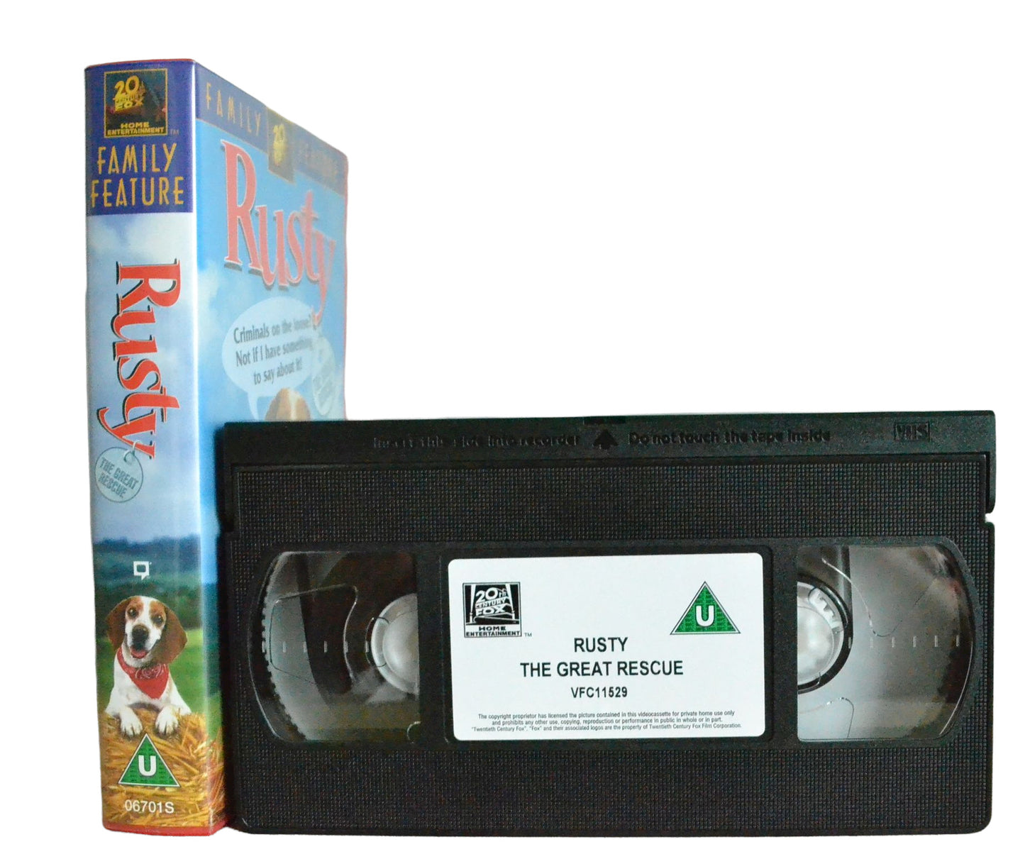 Rusty The Great Rescue - Rue McClanahan - 20th Century Fox - Children's - Pal VHS-