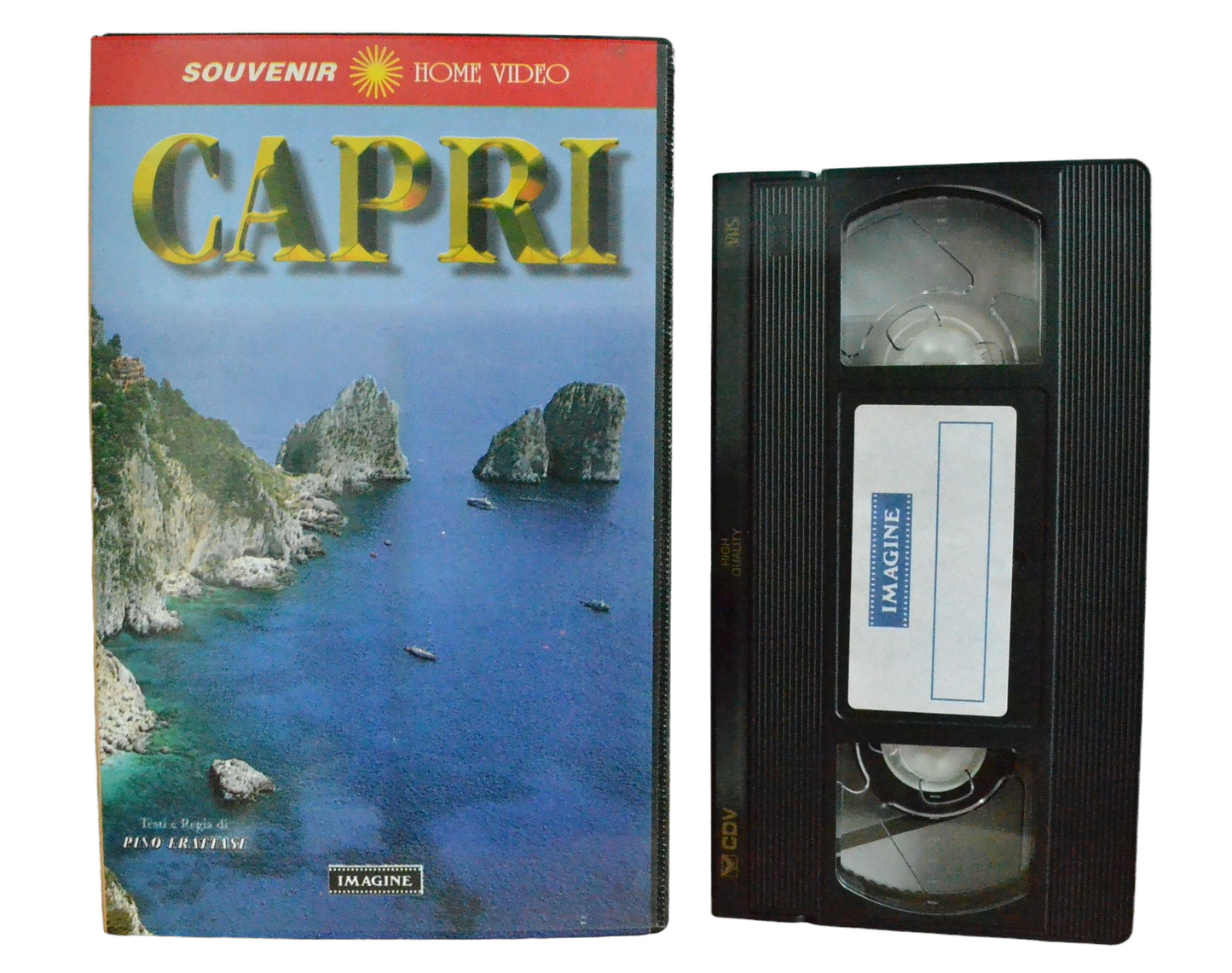 Capri - Pino Frattasi - Souvenir Home Video - Vintage - Pal VHS-