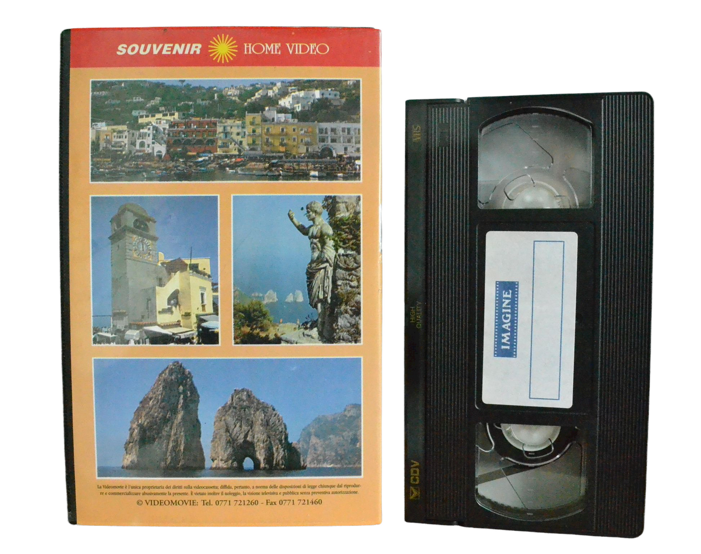 Capri - Pino Frattasi - Souvenir Home Video - Vintage - Pal VHS-