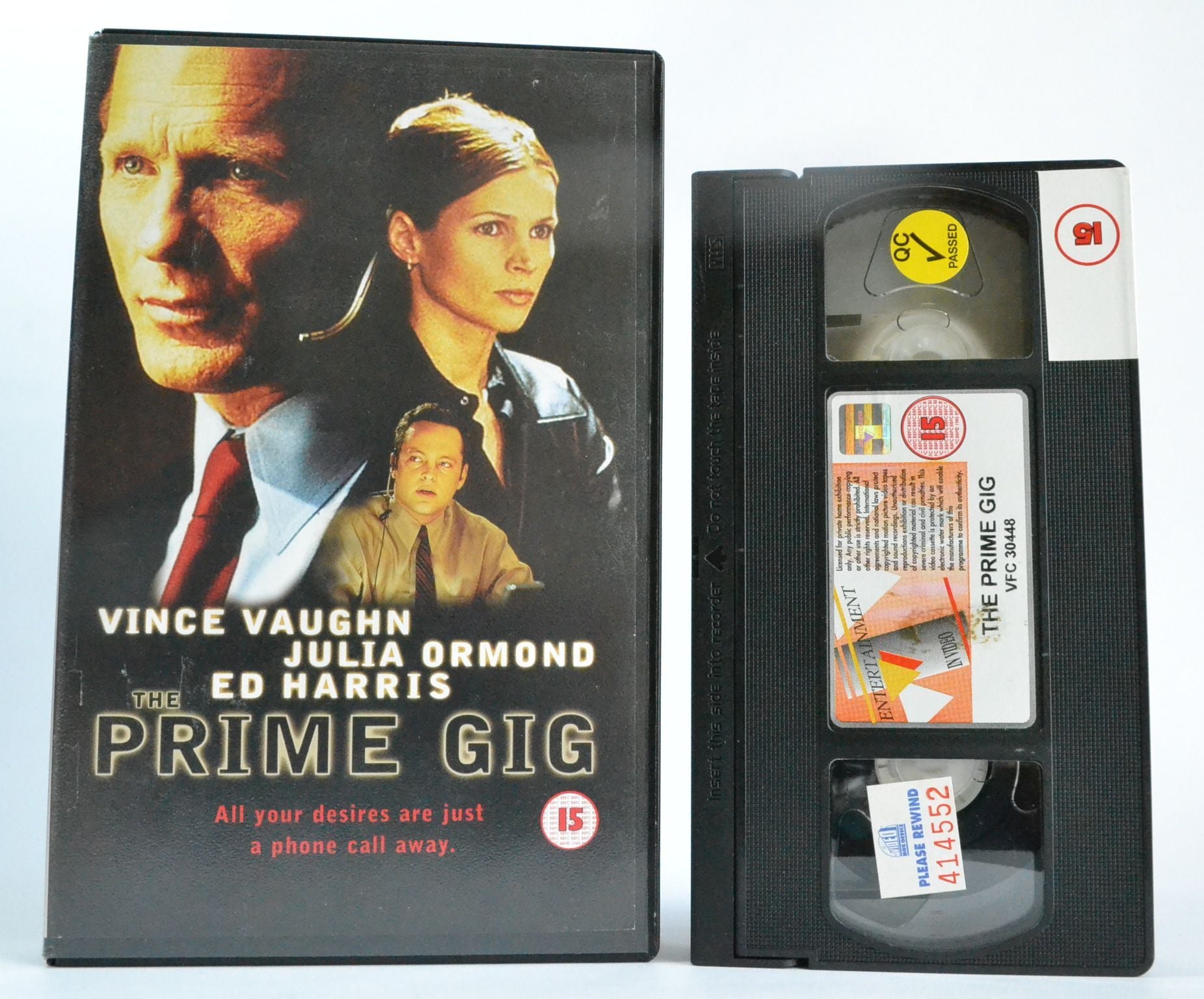 Prime Gig: Vince Vaughn [Gift Of The Gab] Thriller - Ed Harris - Ex-Rental VHS-