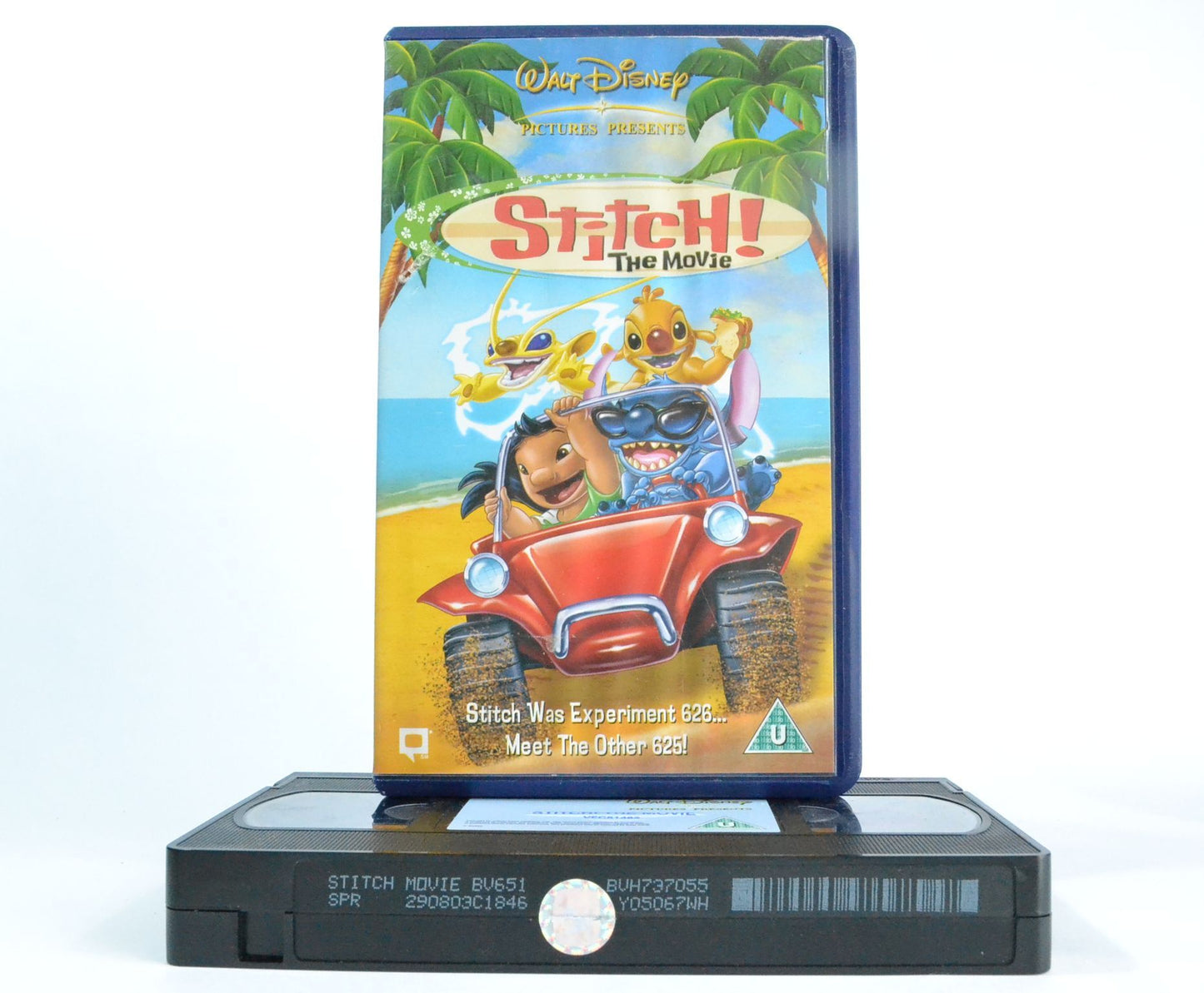 Stitch The Movie (2003 Sequel): Disney - Hawaii Scifi - Animation Comedy - VHS-