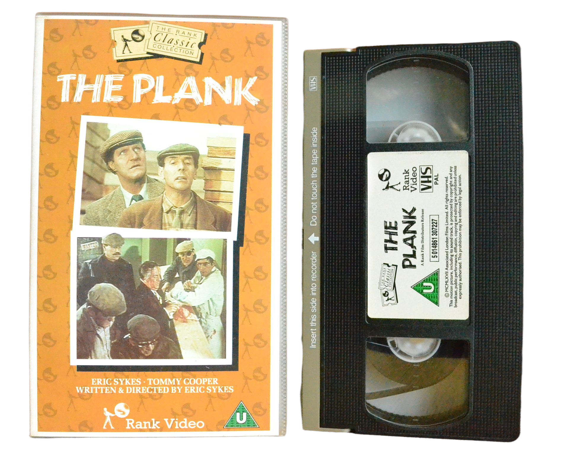 The Plank - Eric Sykes - Rank Video - Vintage - Pal VHS-