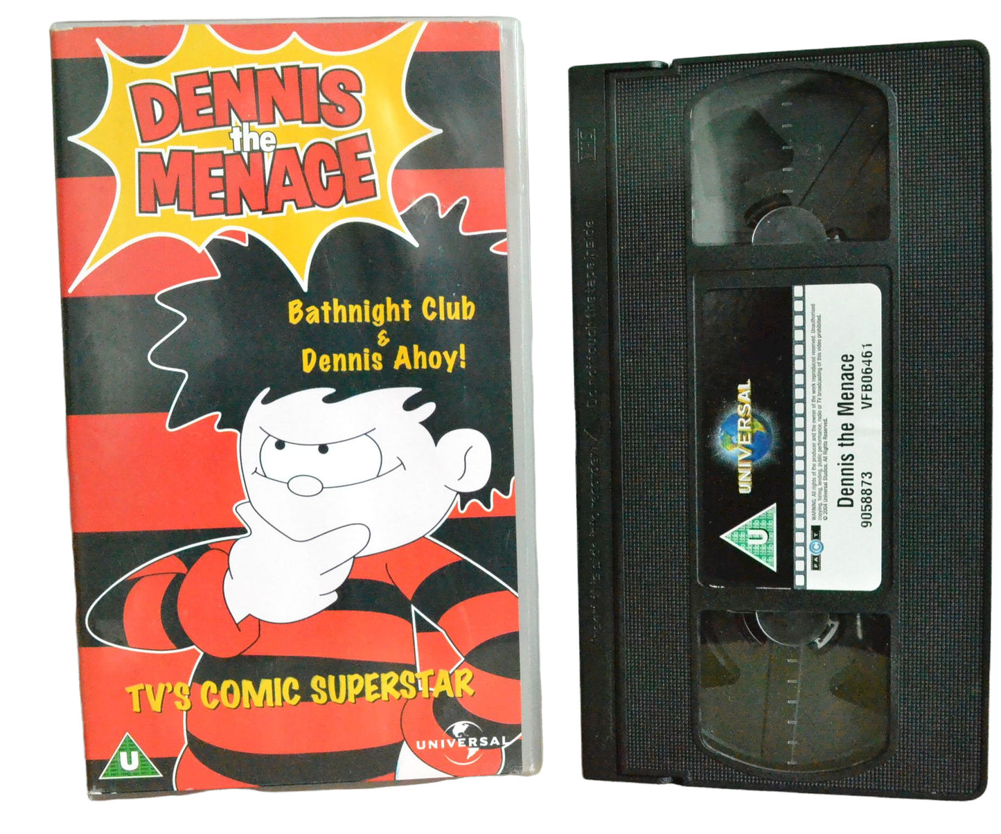 Dennis The Menace (Bathnight Club & Dennis Ahoy!) - Universal - Children's - Pal VHS-