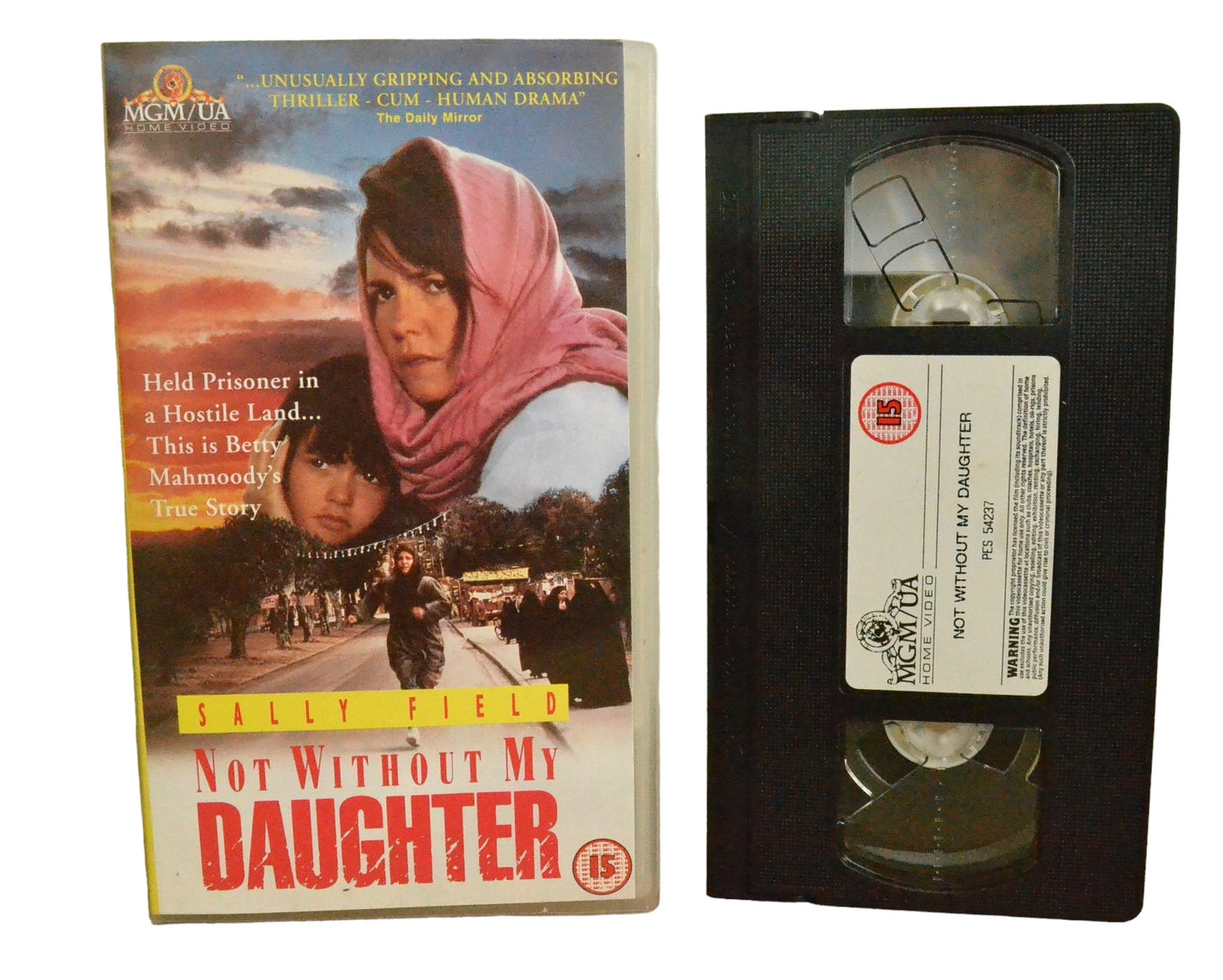 Not Without My Daughter - Sally Field - MGM/UA Home Video - PES54237 - Drama - Pal - VHS-