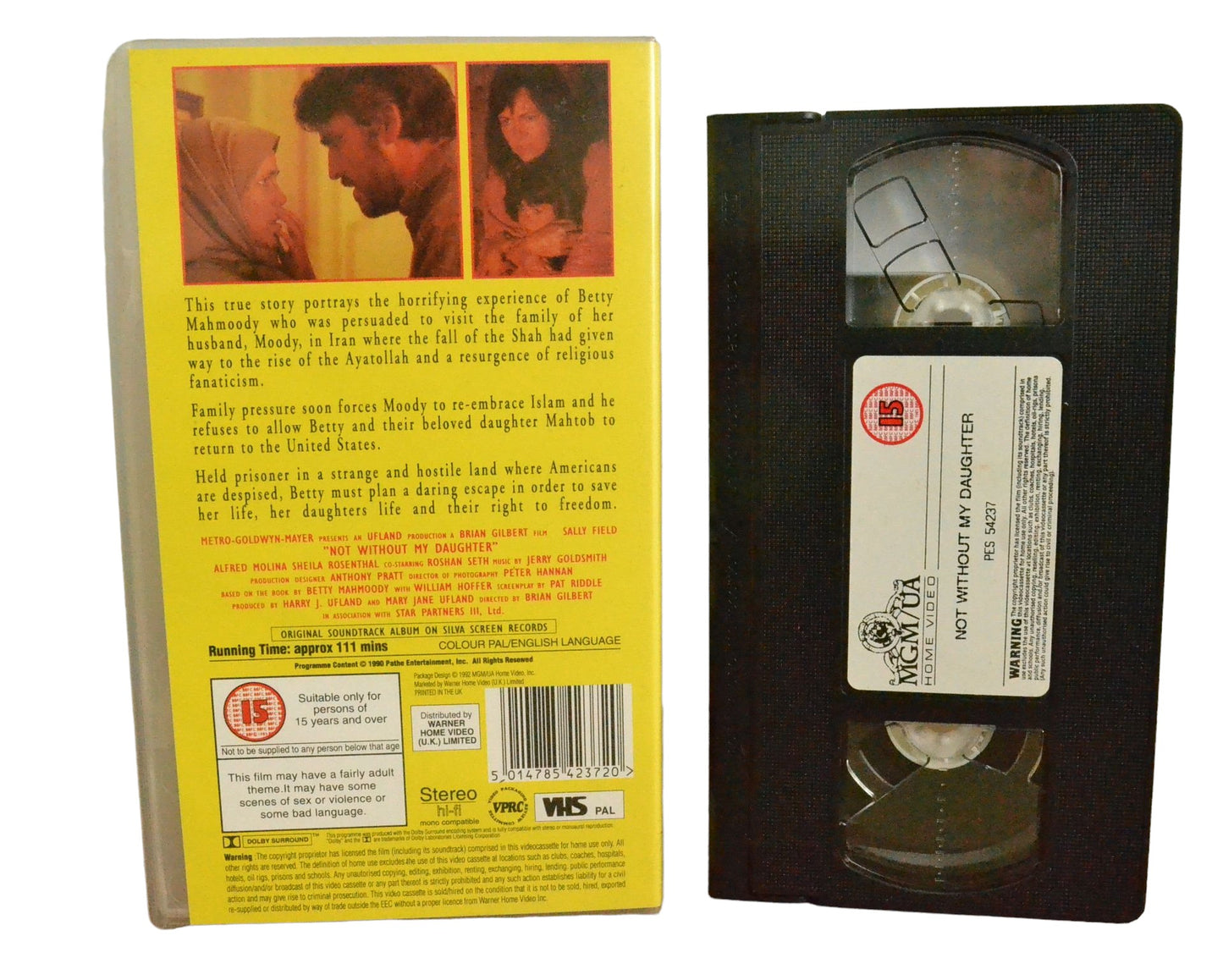 Not Without My Daughter - Sally Field - MGM/UA Home Video - PES54237 - Drama - Pal - VHS-