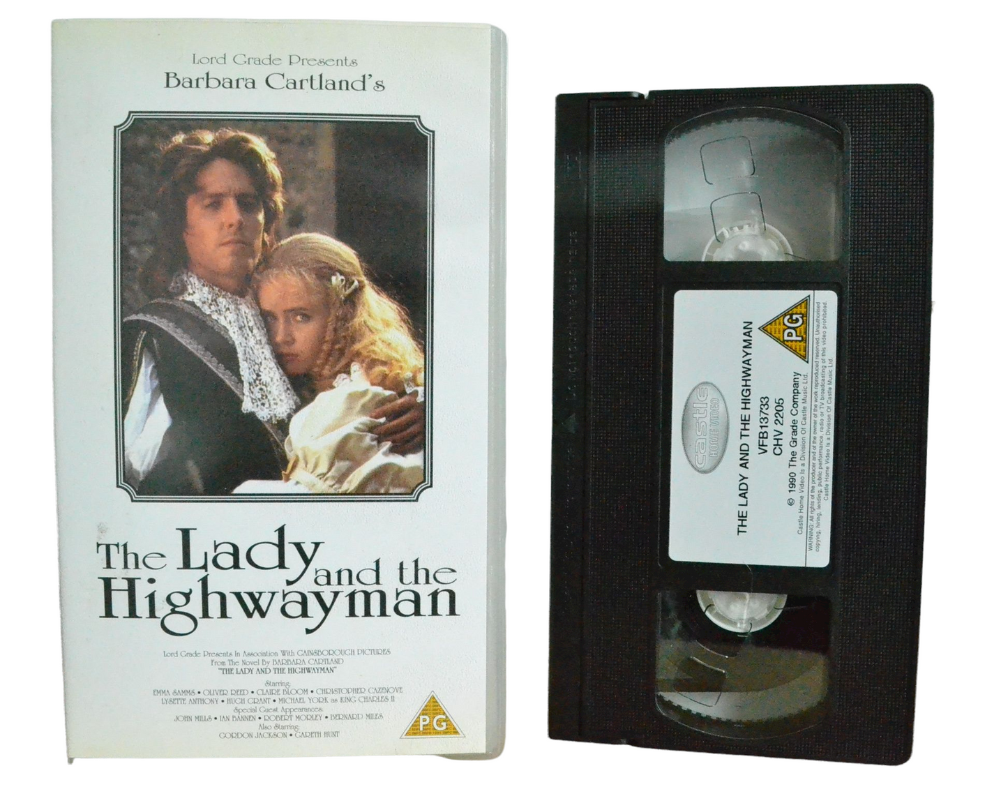 The Lady And The Highwayman - Emma Samms - Castle Home Video - Vintage - Pal VHS-