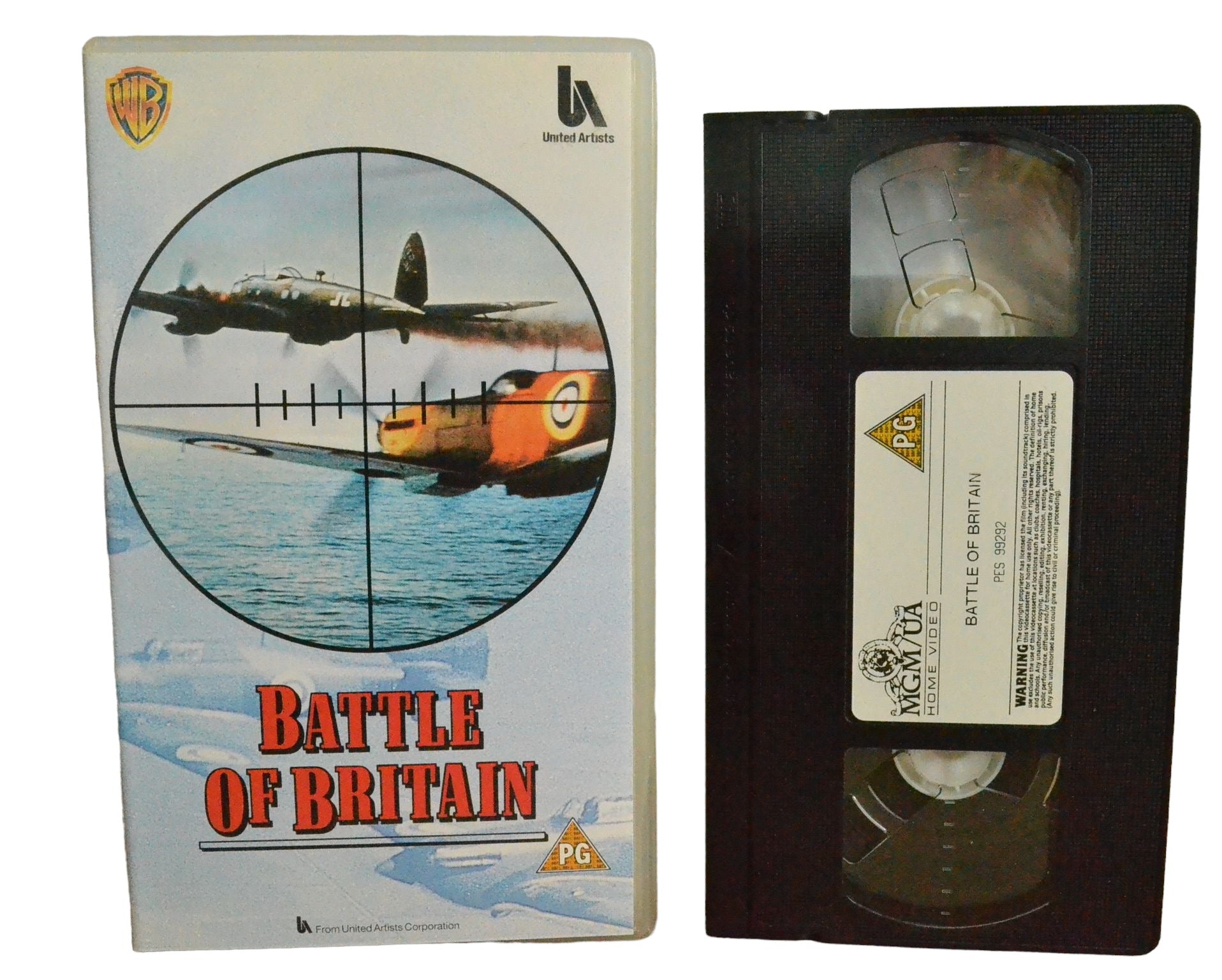 Battle Of Britain - Michael Caine - MGM/UA Home Video - PES99292 - Drama - Pal - VHS-