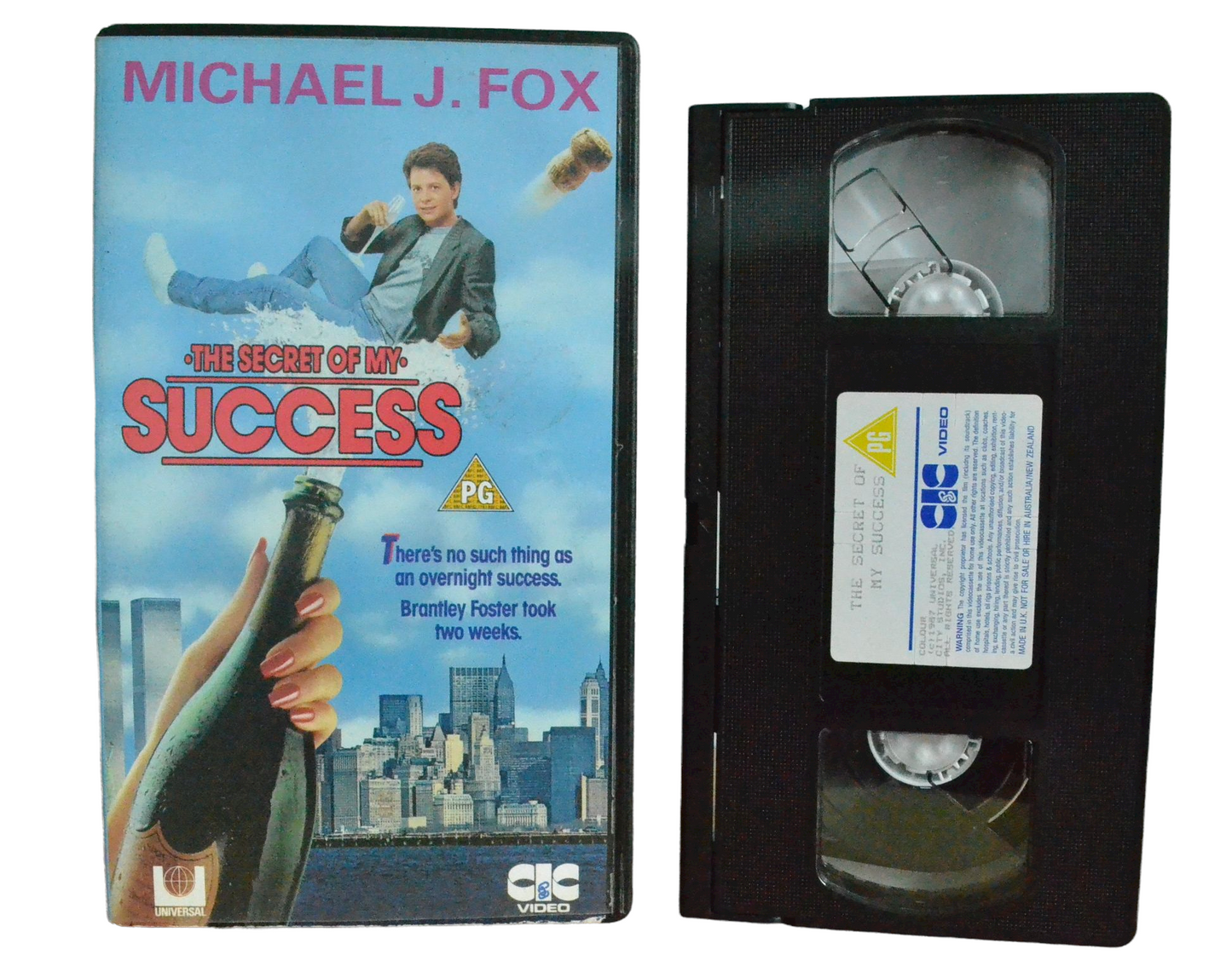 The Secret Of My Success - Michael J. Fox - CIC Video - Vintage - Pal VHS-