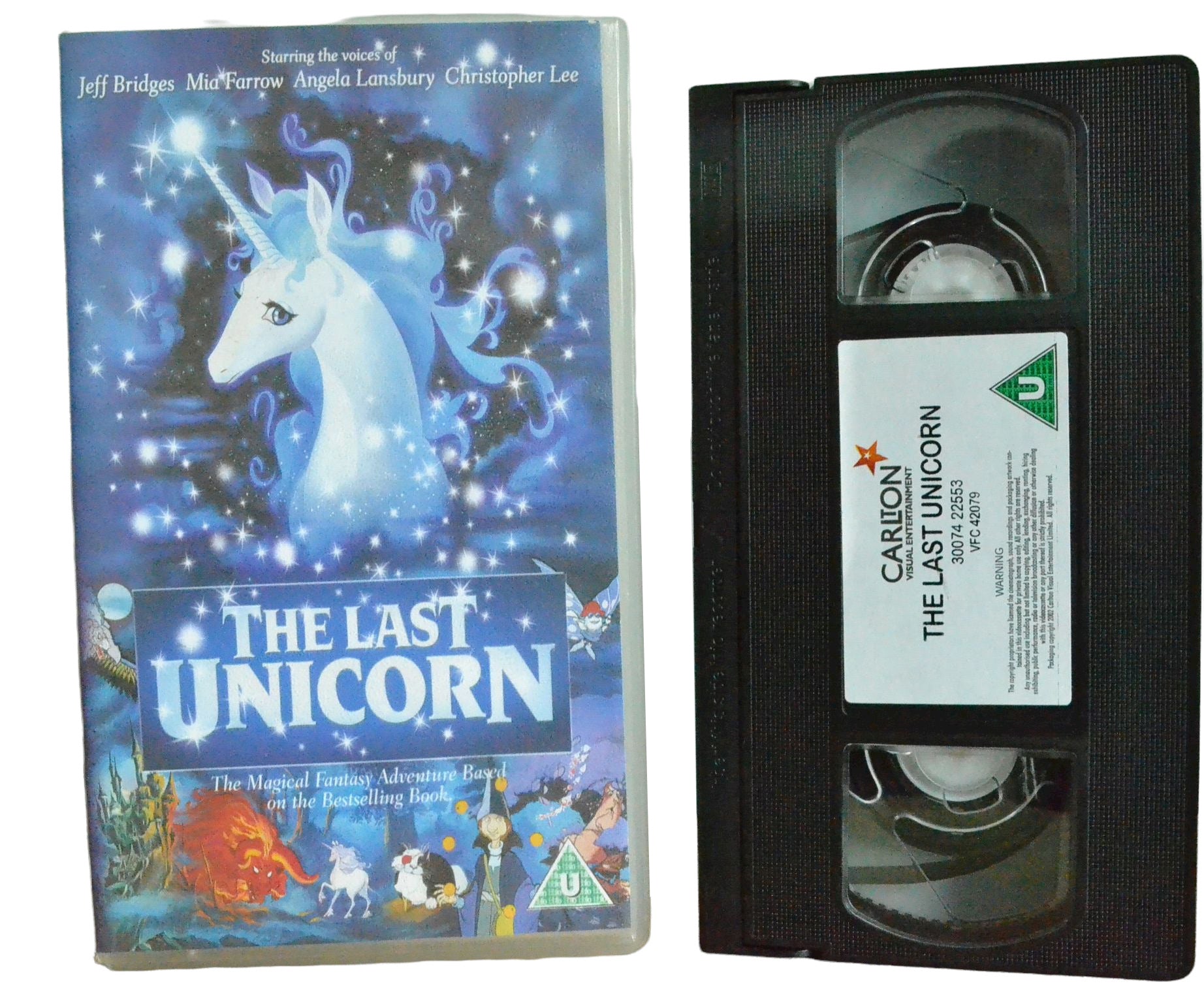 The Last Unicorn Carlton Childrens Pal Vhs 5030074225530