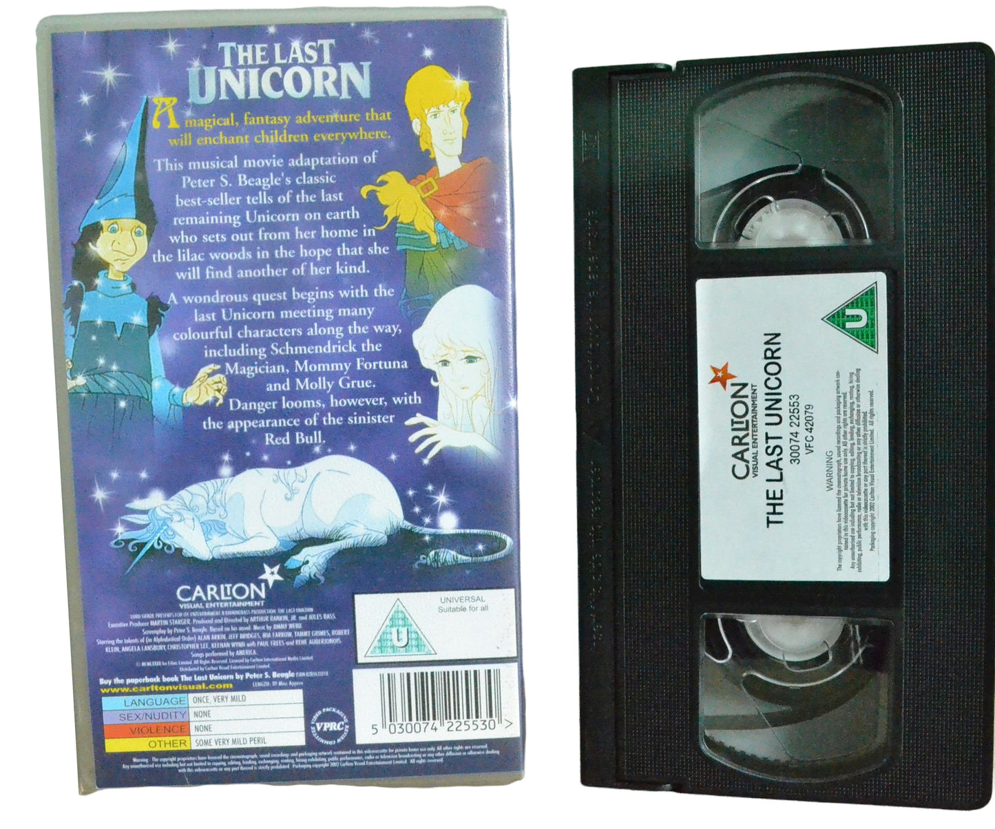 The Last Unicorn - Carlton - Children's - Pal VHS-