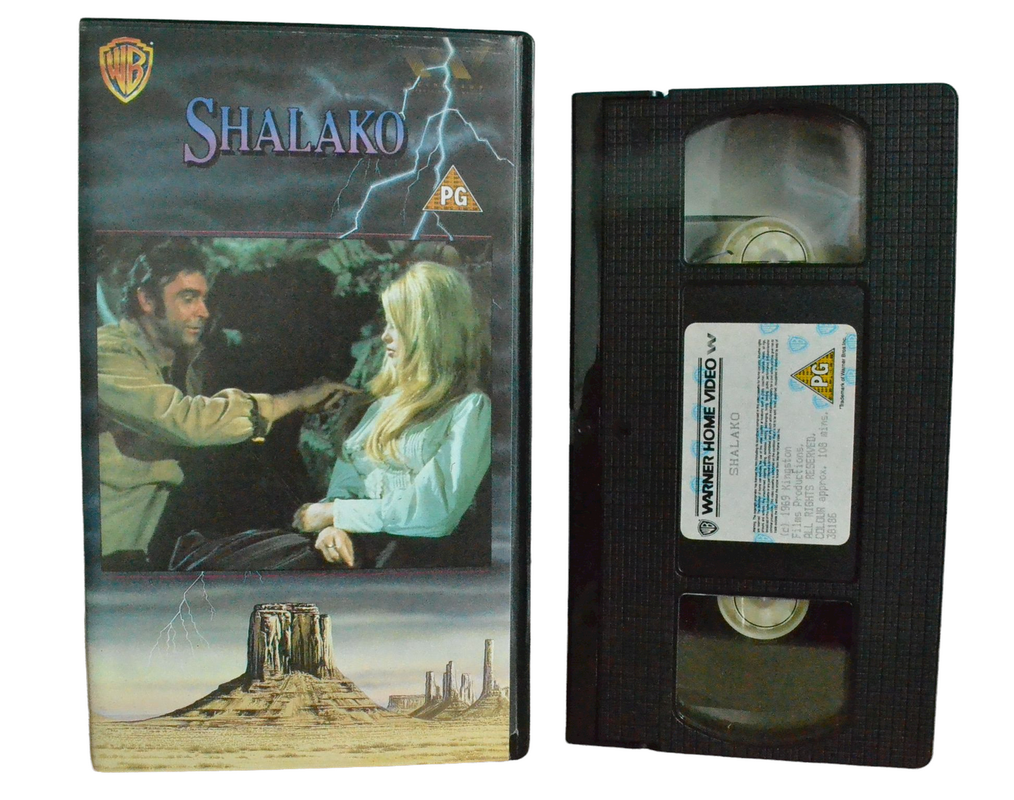 Shalako - Sean Connery - Warner Home Video - Vintage - Pal VHS-