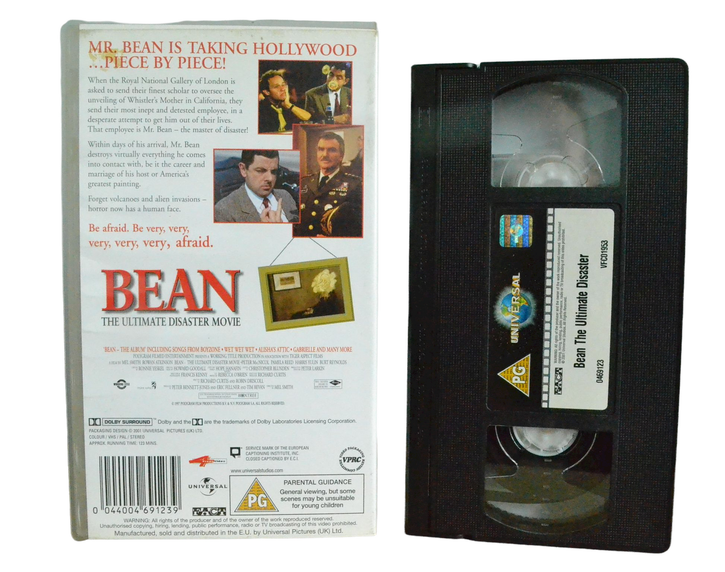 Bean - The Ultimate Disaster Movie - Rowan Atkinson - 4Front Video - Vintage - Pal VHS-