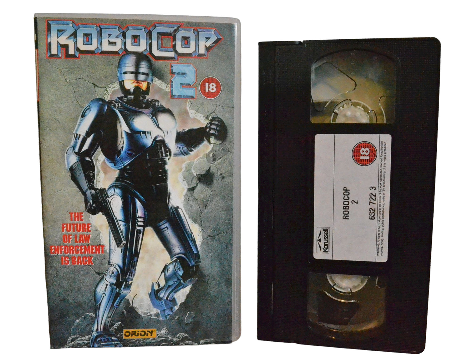 Robocop 2 - Peter Weller - 4 Front Video - Action - Pal - VHS-