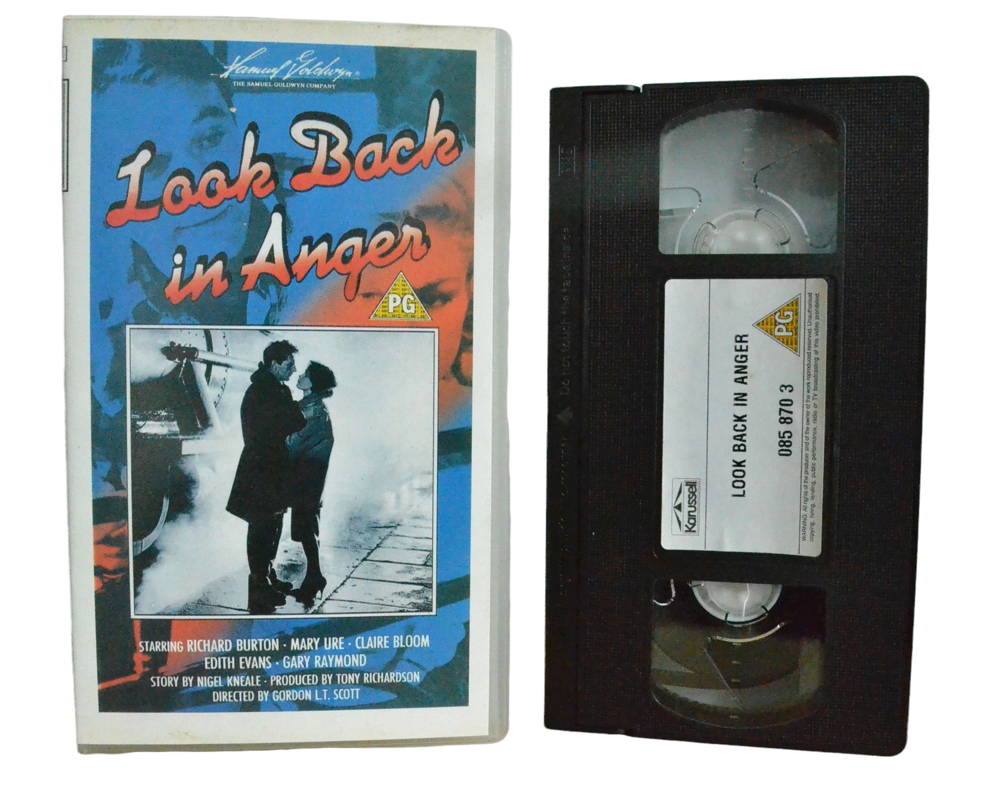 Look Back In Anger - Richard Burton - 4Front Video - Vintage - Pal VHS-