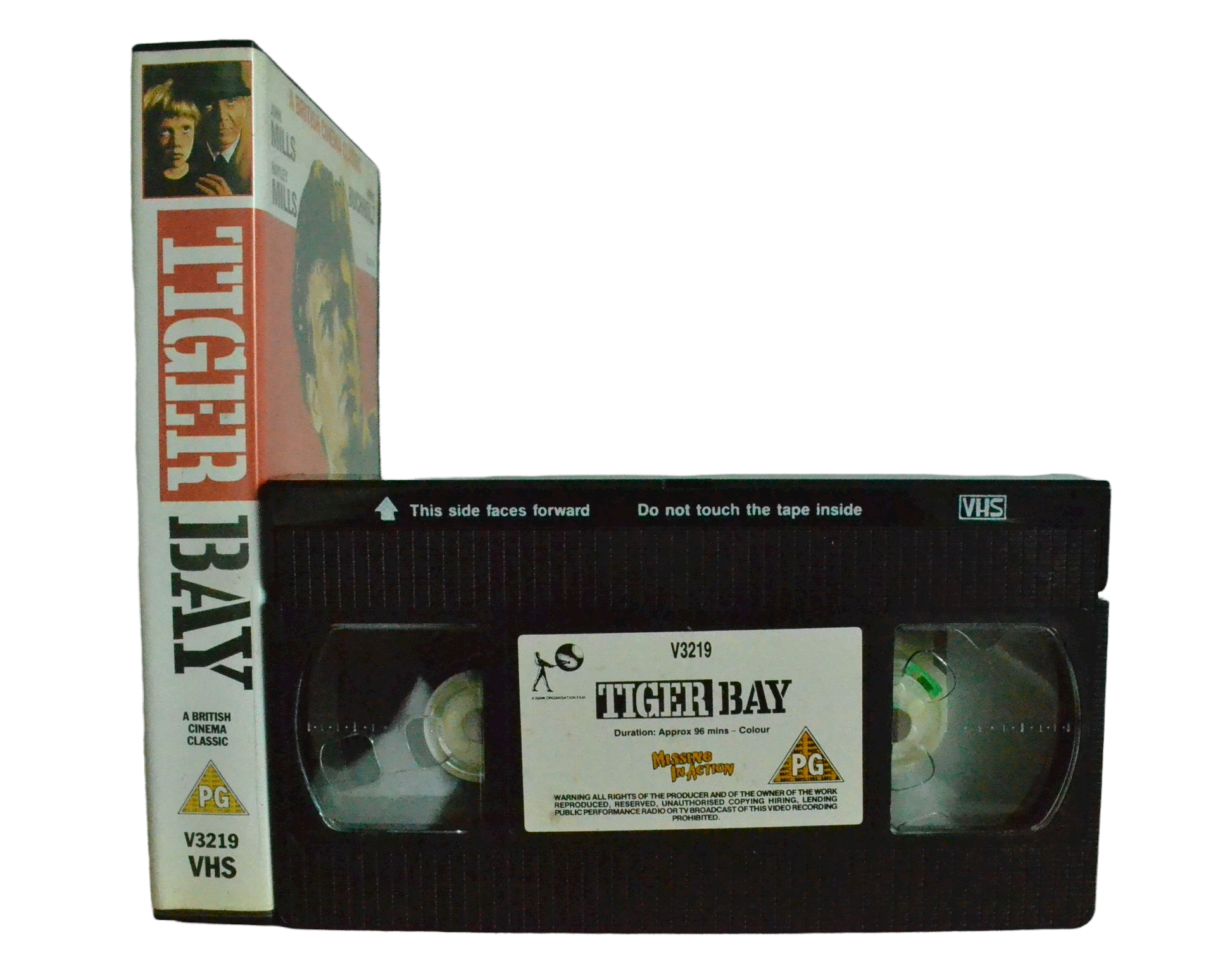 Tiger Bay - John Mills - A Rank Organisation Film - Vintage - Pal VHS-
