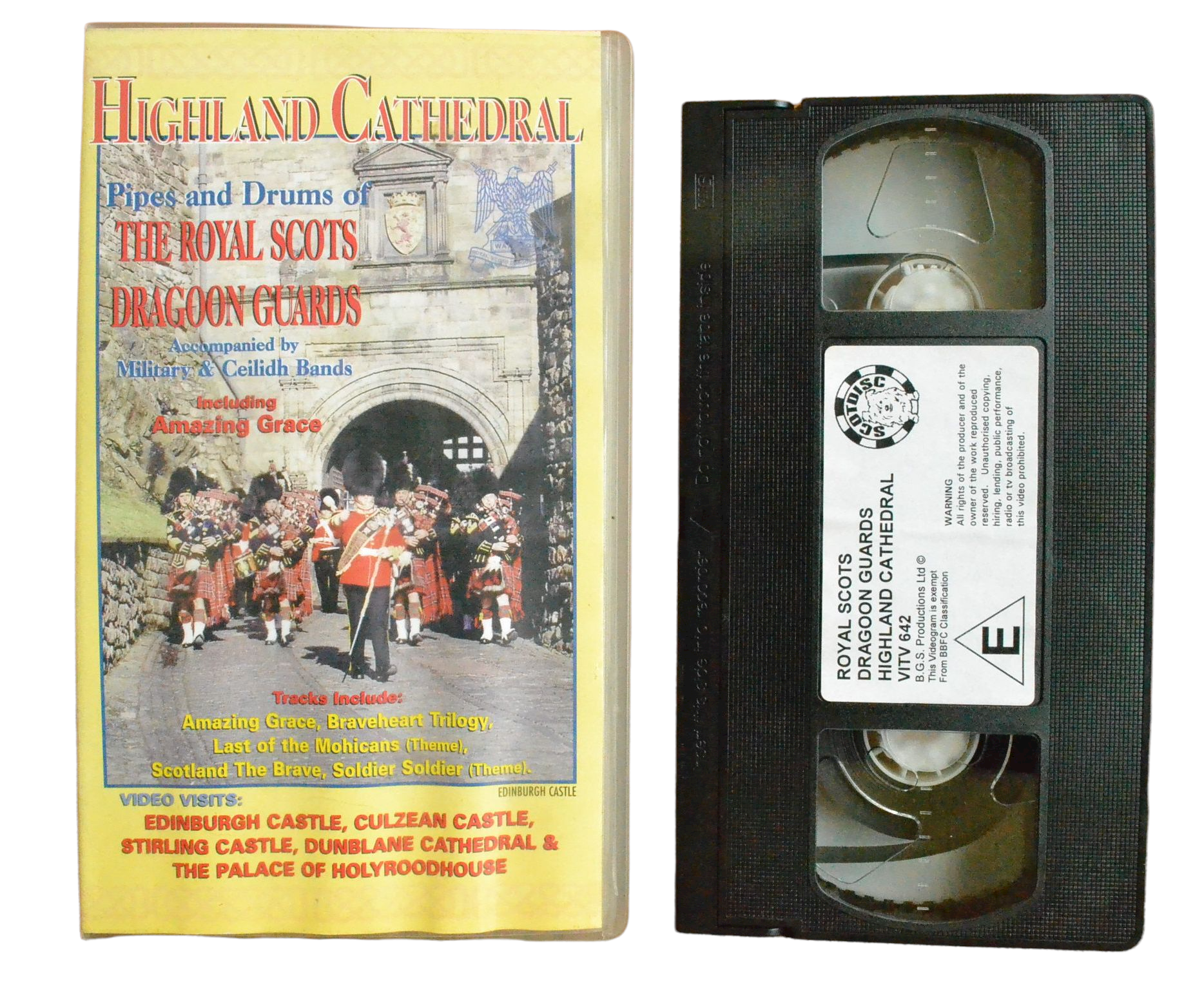 Royal Scots Dragoon Guards Highland Cathedral - Scotdisc - Pal VHS-