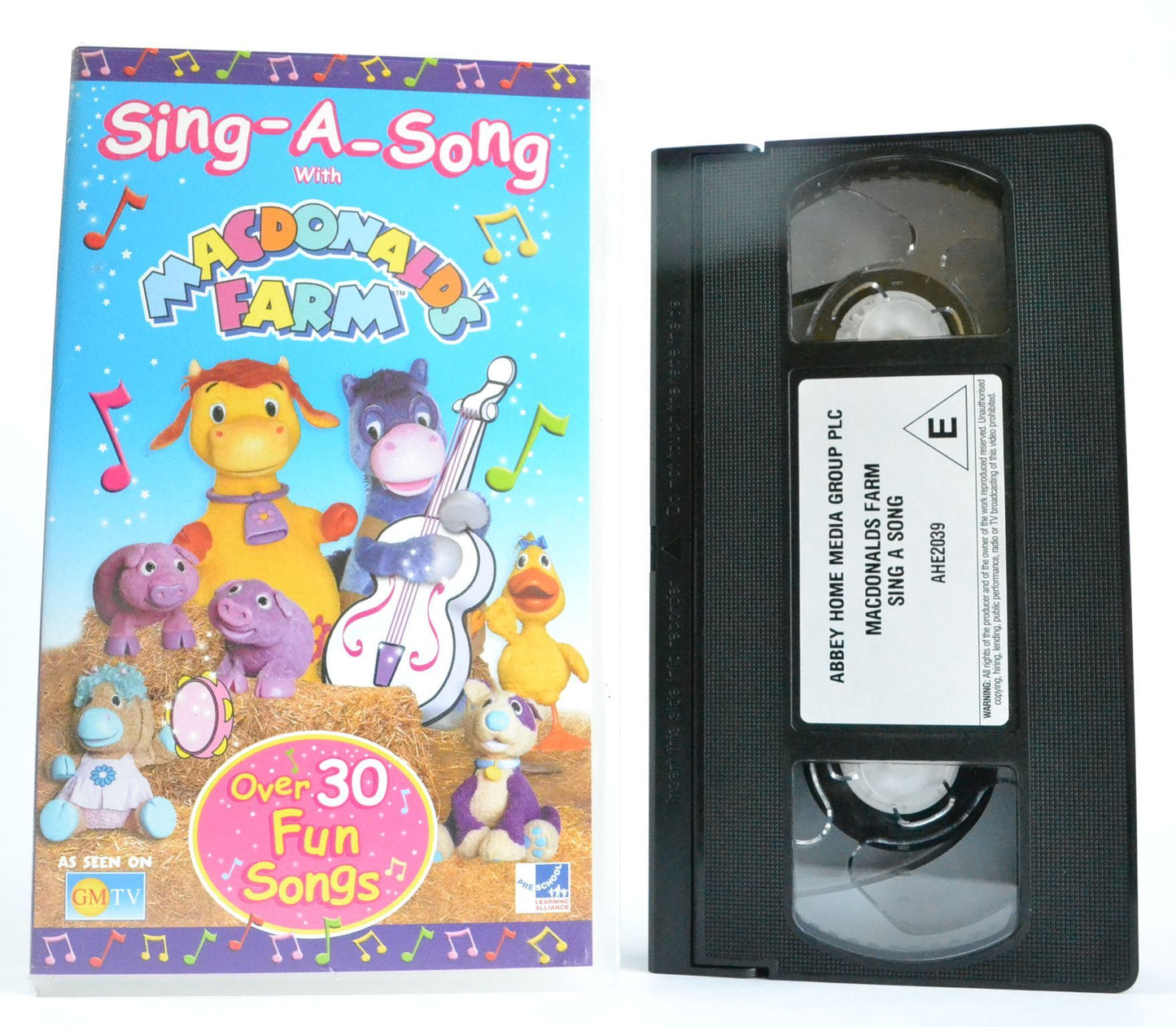 Macdonald’s Farm: Sing-Along - 30 Songs - Tony Reed - GMTV - Children’s - VHS-