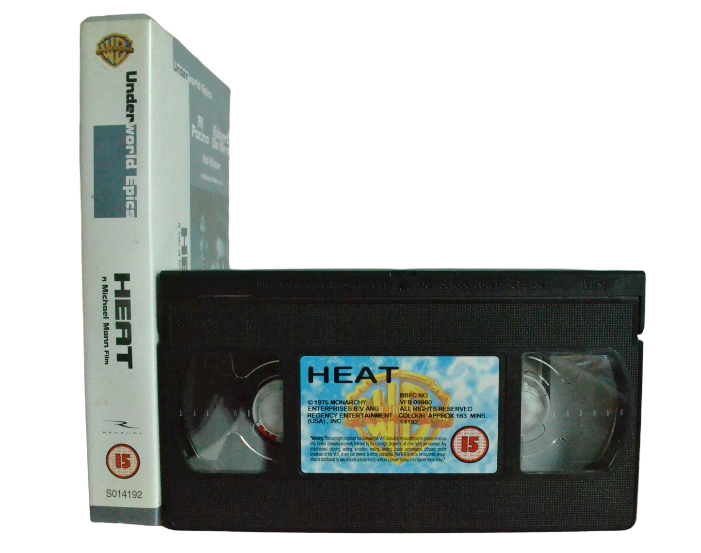 Heat: Underworld Epics - Al Pacino - Warner Home Video - Vintage - Pal VHS-