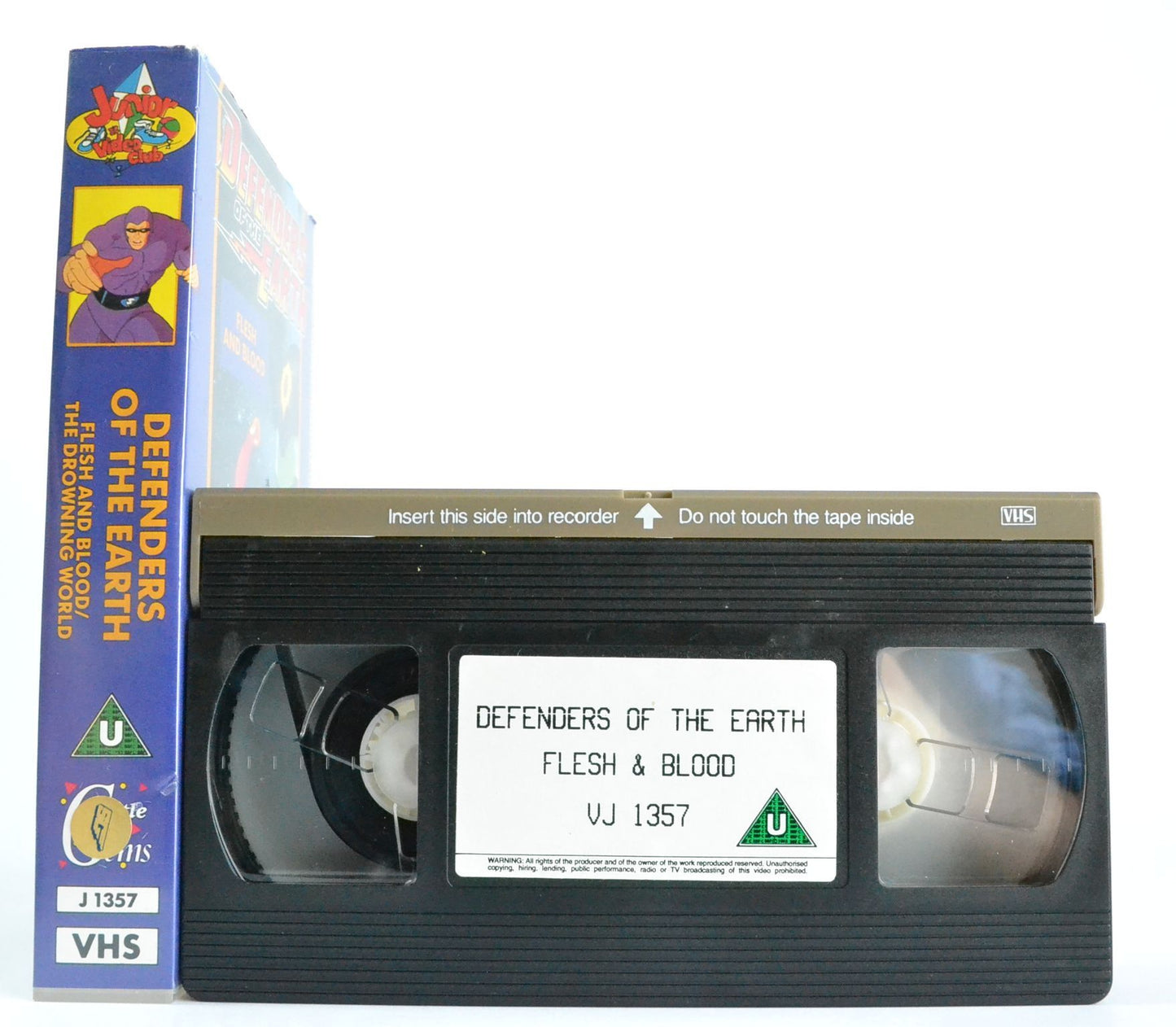 Defender Of The Earth: Flesh And Blood - Junior Video Club (1986) King - VHS-