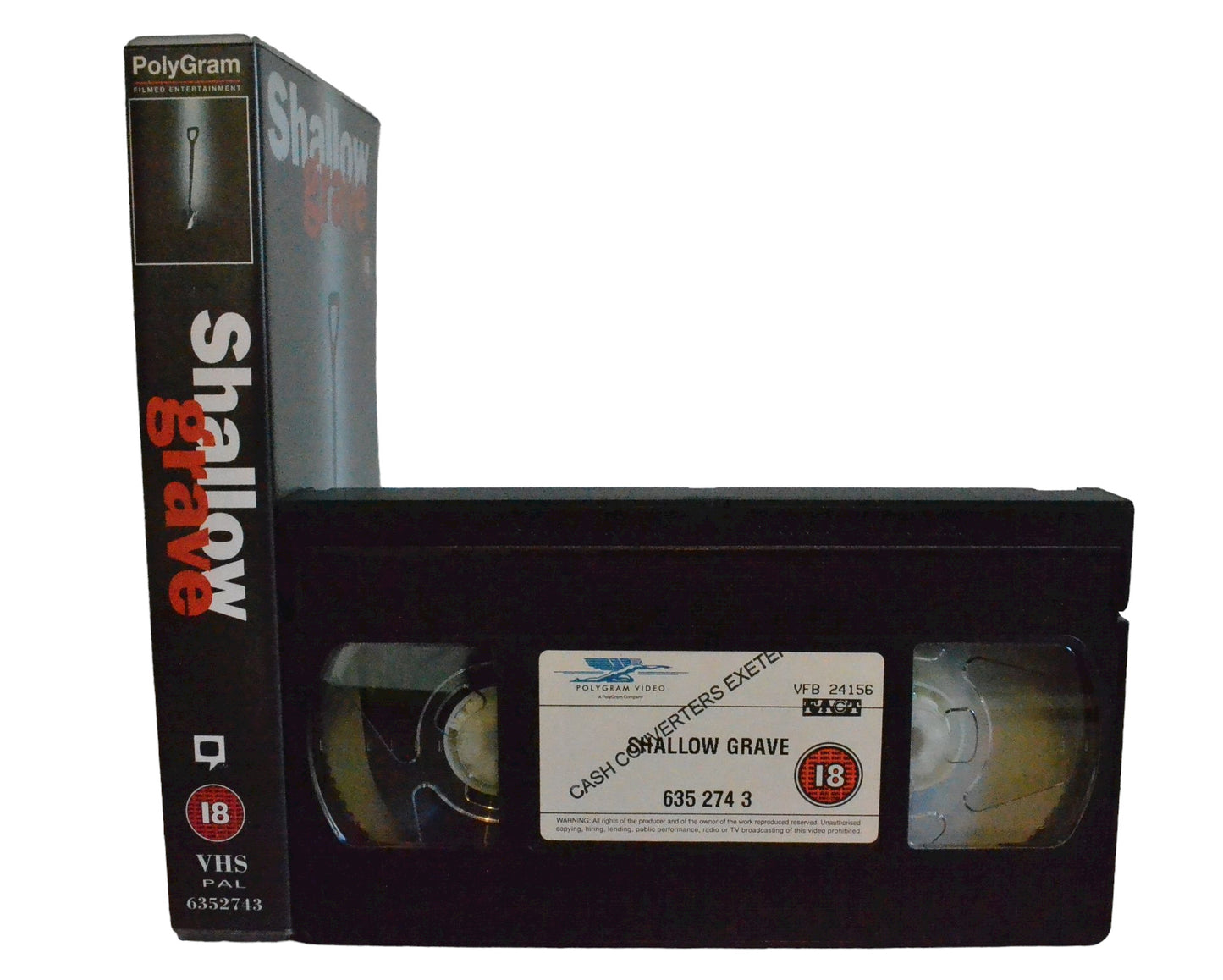 Shallow Grave - Kerry Fox - polyGram Video - Horror - Pal - VHS-