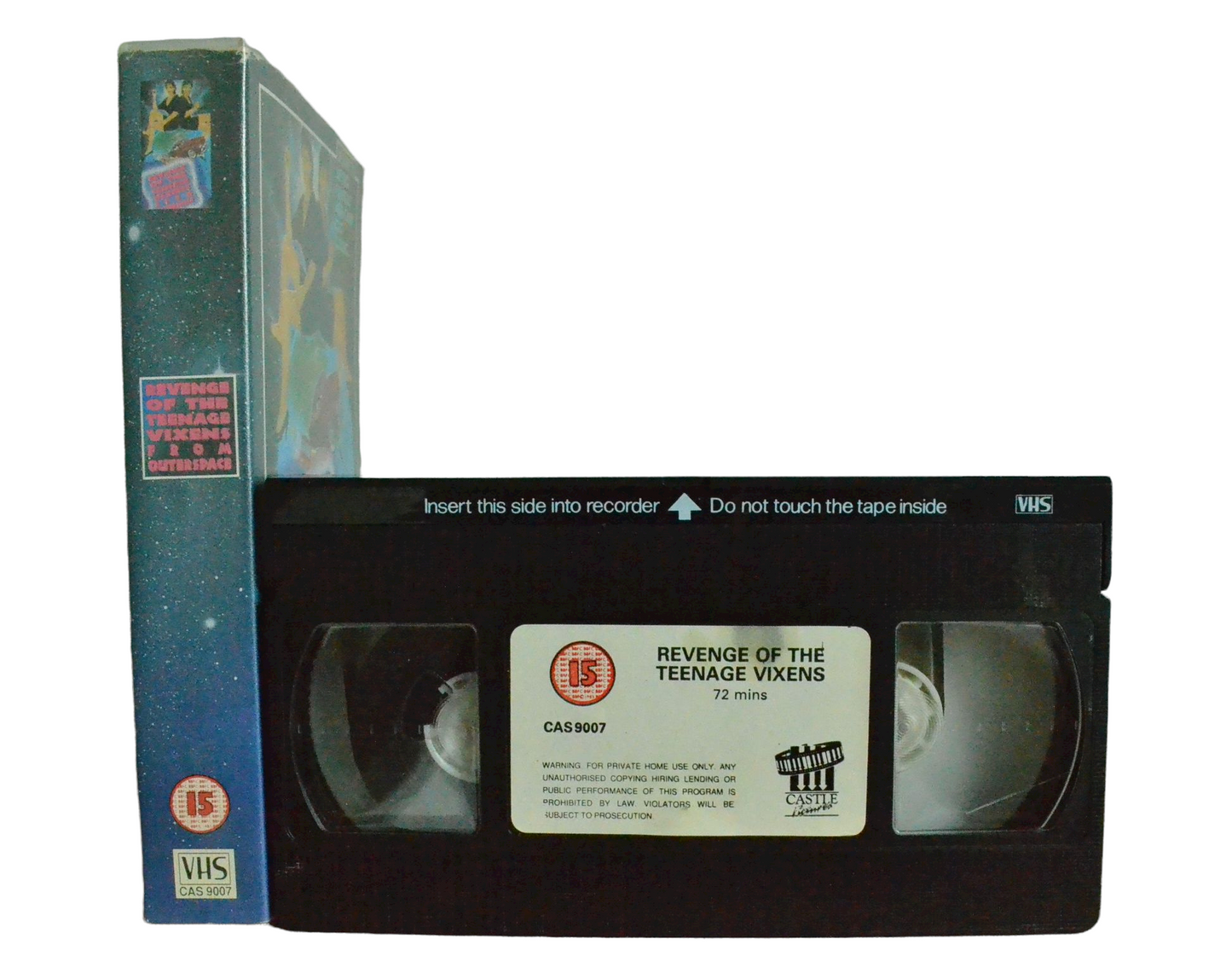 Revenge of The Teenage Vixens - Schwedop - Castle Flower - Vintage - Pal VHS-