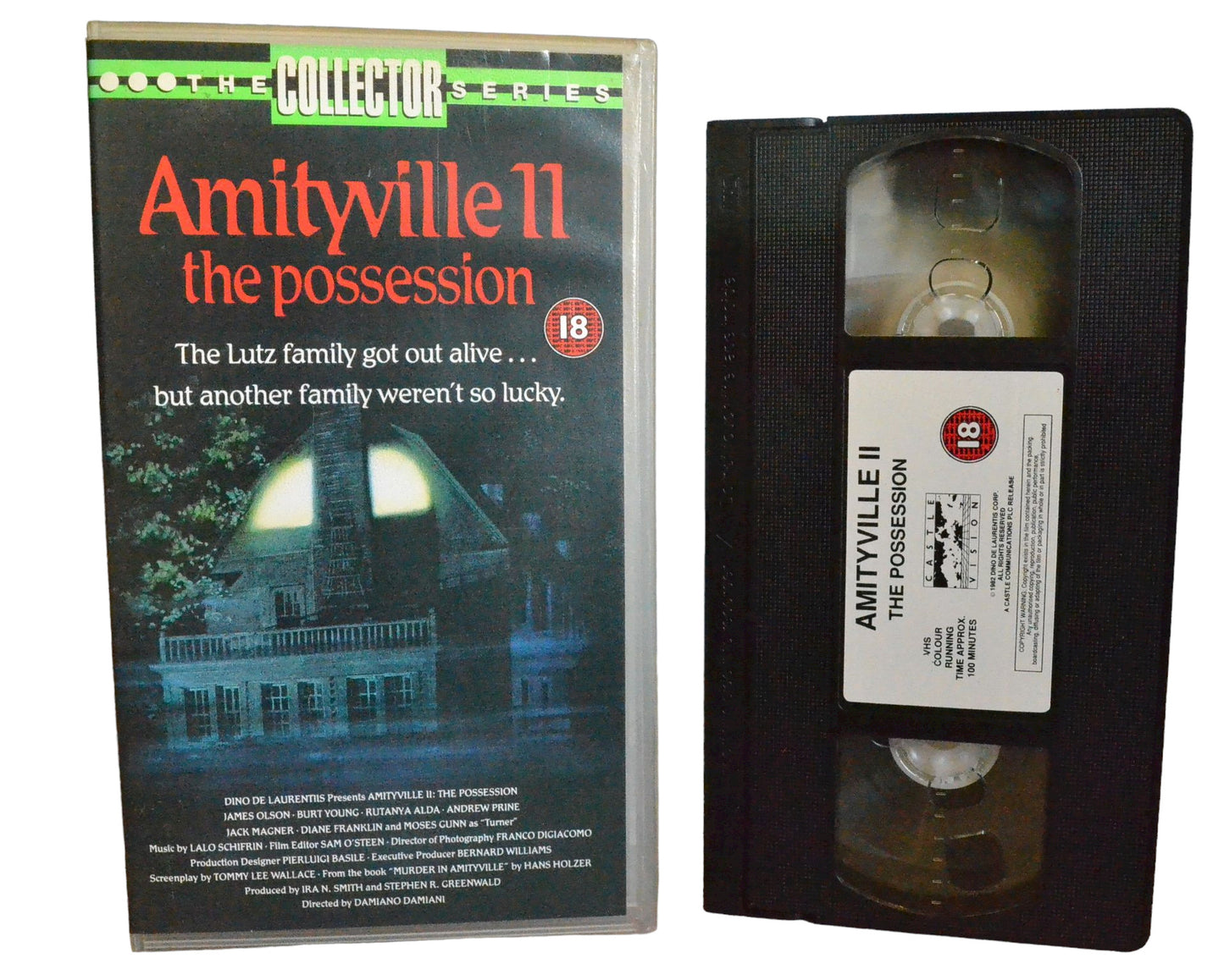 Amityville 2 The Possession - James Olson - Castle Vision - Horror - Pal - VHS-