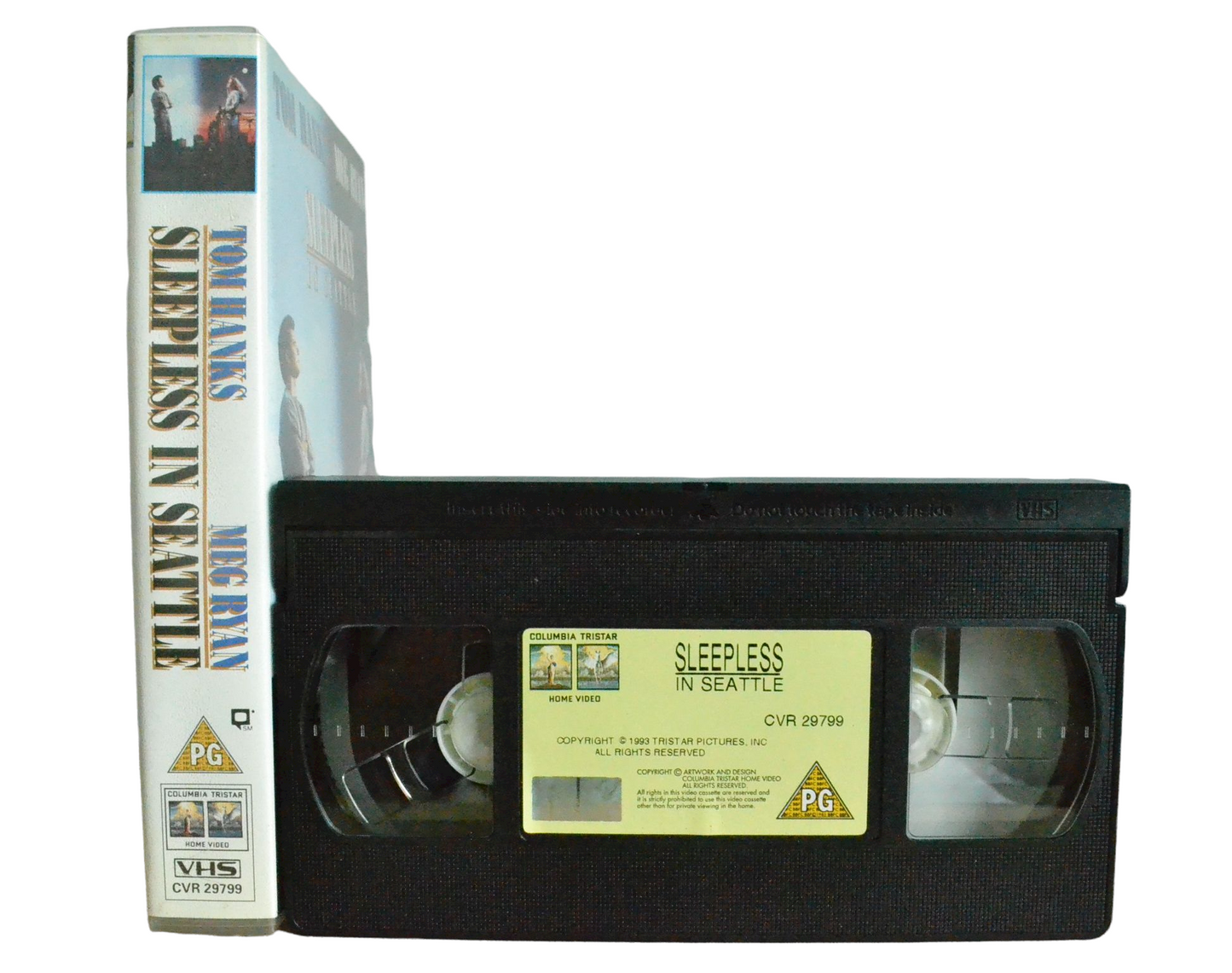 Sleepless In Seattle - Tom Hanks - Columbia Tristar Home Video - Vintage - Pal VHS-