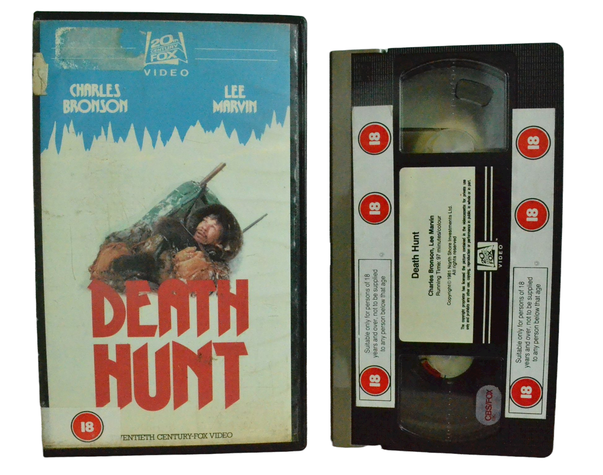 Death Hunt - Charles Bronson - 20th Century Fox Home Enterainment - Vintage - Pal VHS-