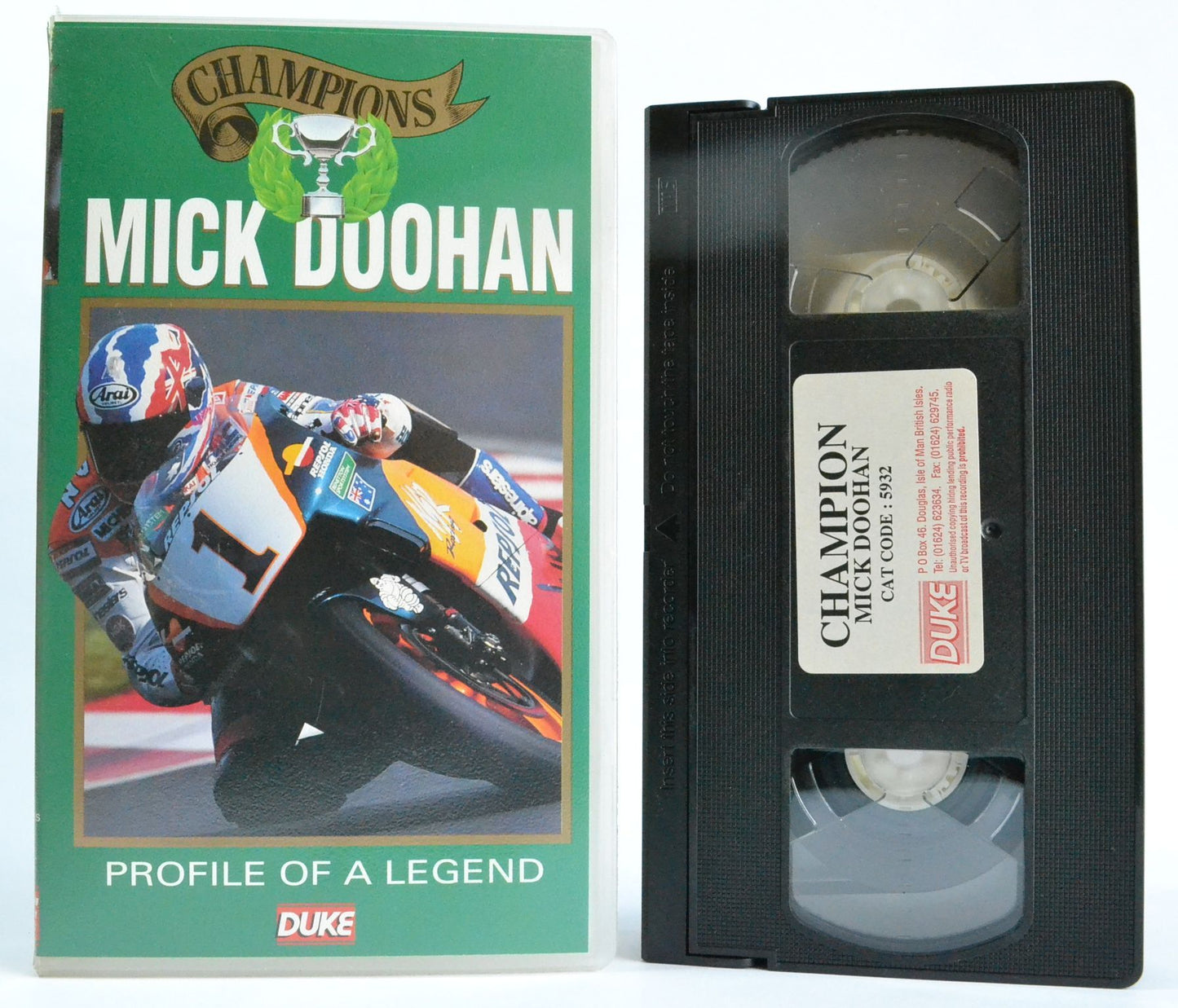 Mick Doohan: Profile Of A Legend - 1992-1996 - Superbike Champion - VHS-