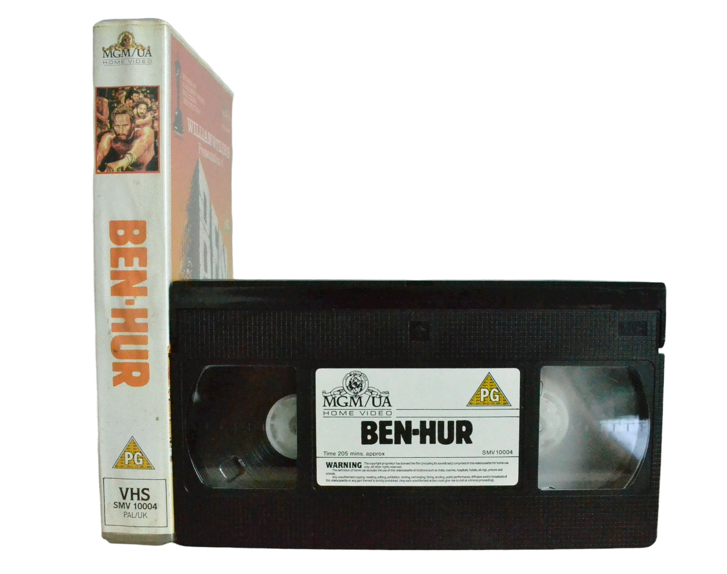 William Wyler's Ben-Hur - Charlton Heston - MGM/UA Home Video - Vintage - Pal VHS-