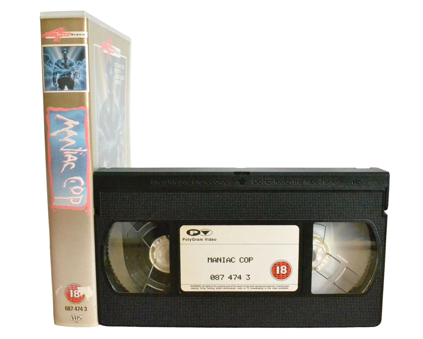 Maniac Cop - Tom Atkins - polyGram Video - Horror - Pal - VHS-