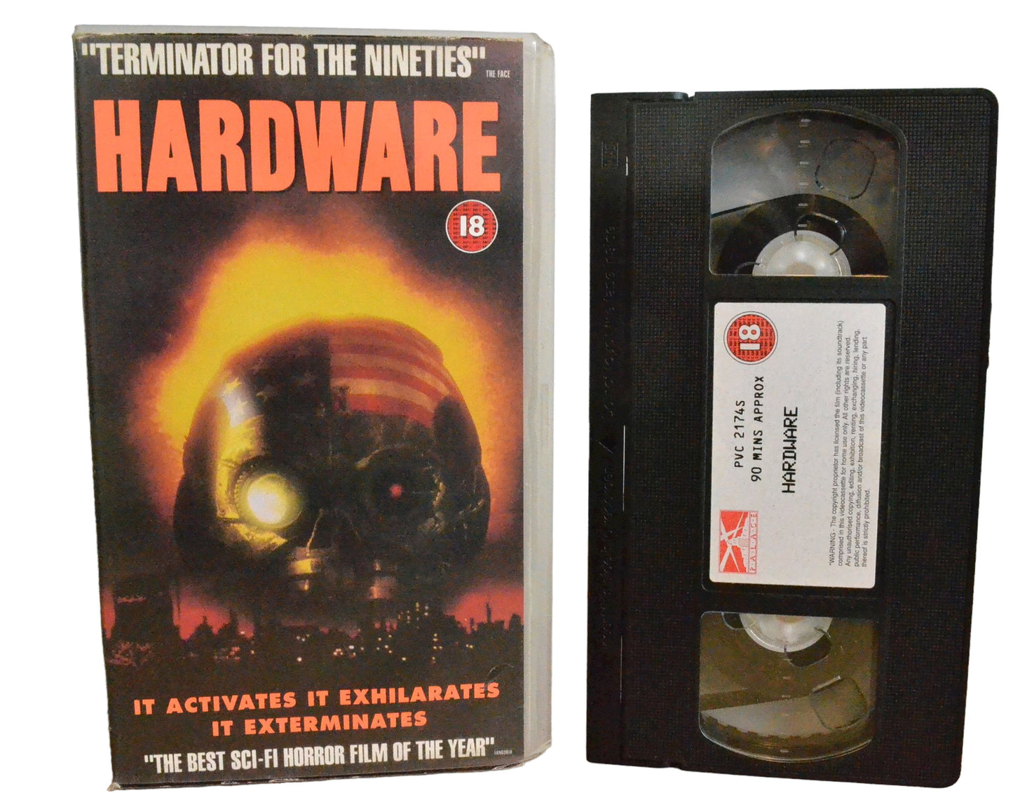 Hardware - Dylan McDermott - Palace - Horror - Pal - VHS-