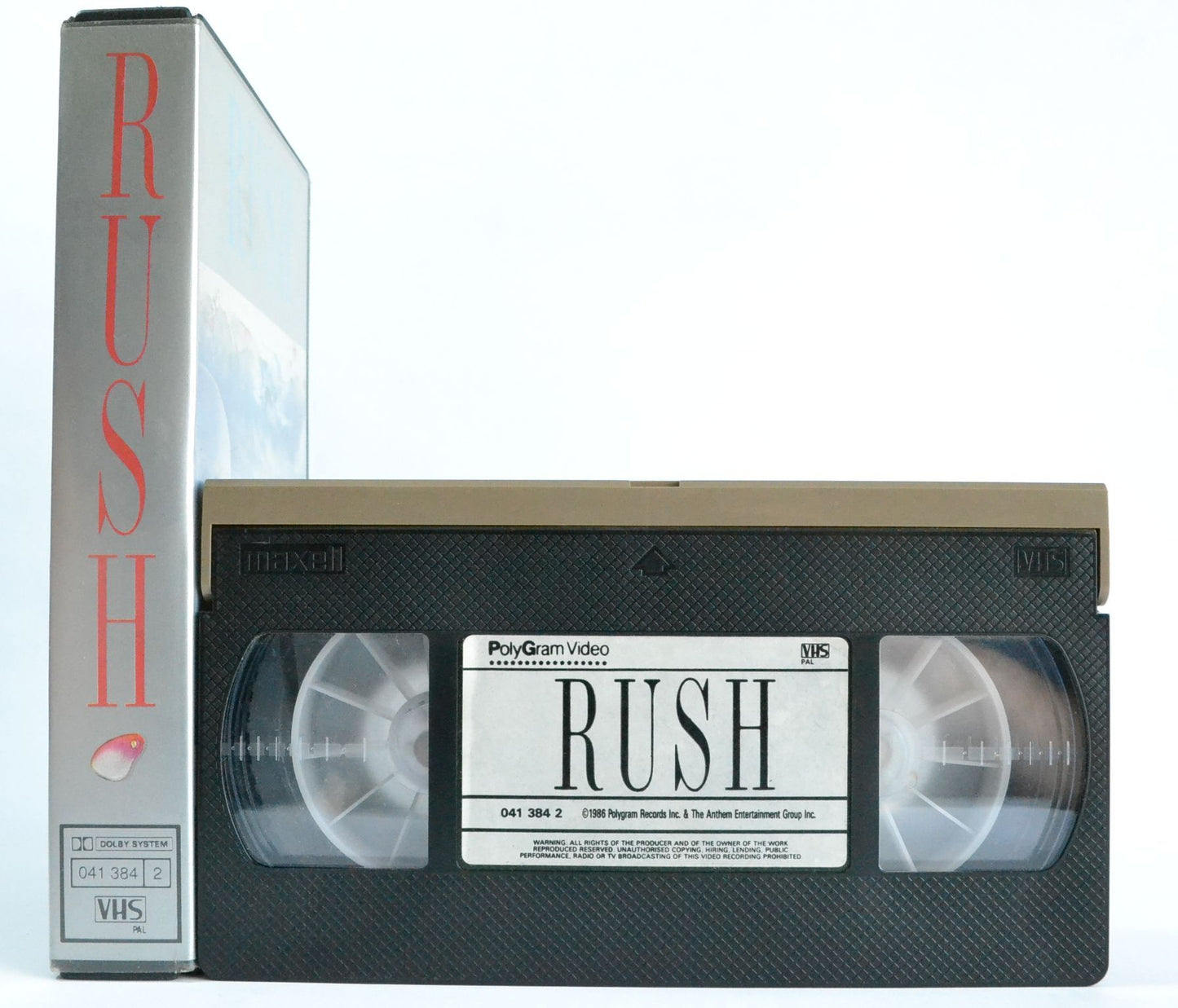 Rush: Grace Under Pressure Tour - Geddy Lee - Alex Lifeson - Neil Peart (1986) VHS-