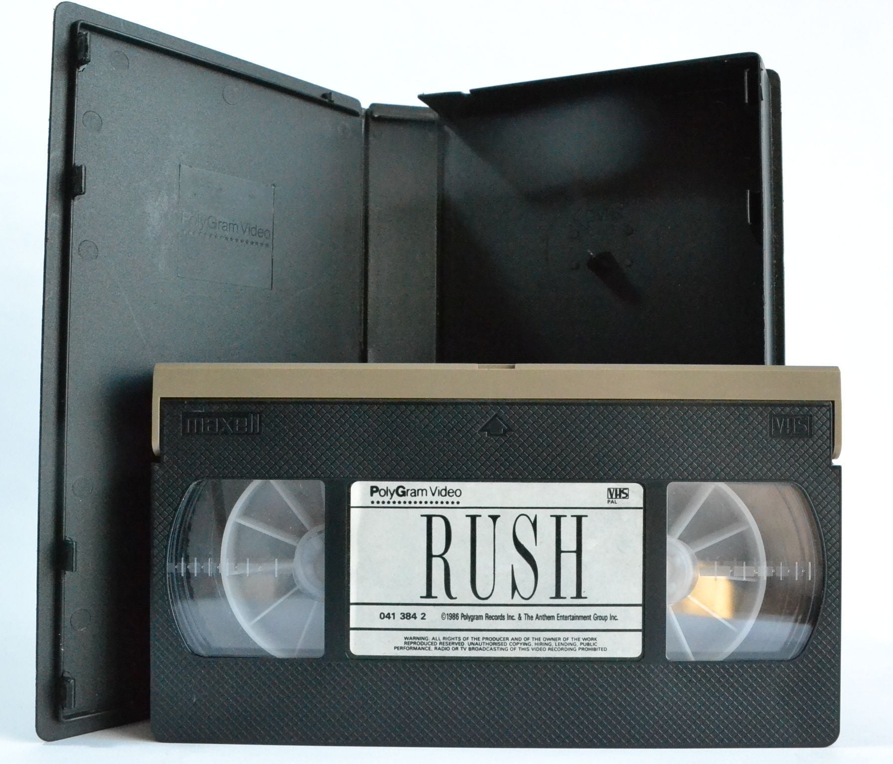 Rush: Grace Under Pressure Tour - Geddy Lee - Alex Lifeson - Neil Peart (1986) VHS-