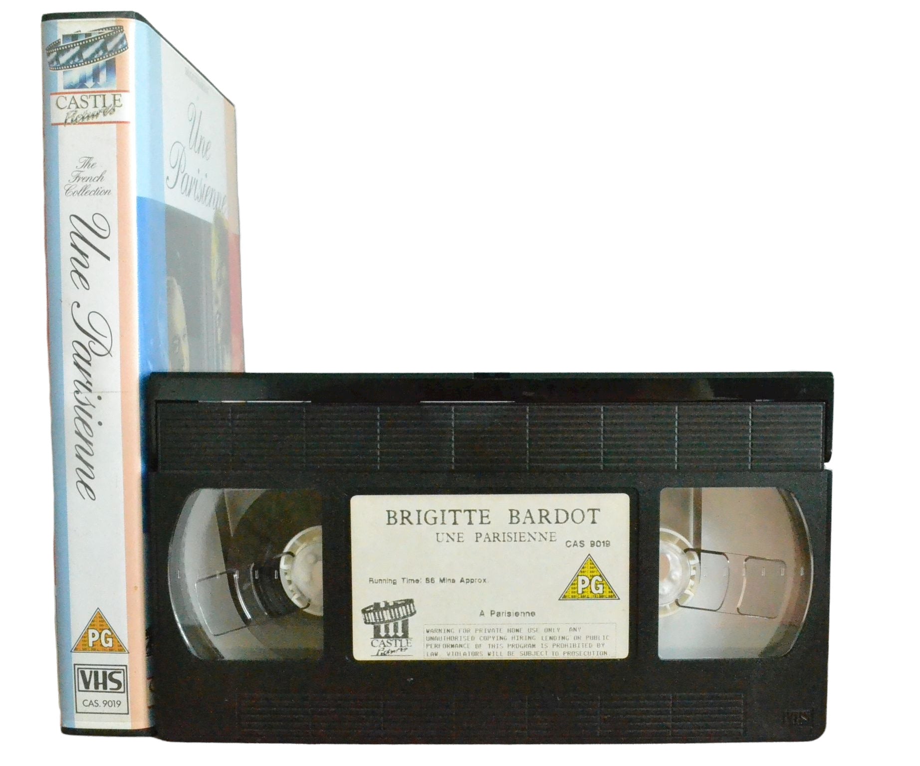 Brigitte Bardot in Une Parisienne - Brigitte Bardot - Castle Flower - Vintage - Pal VHS-
